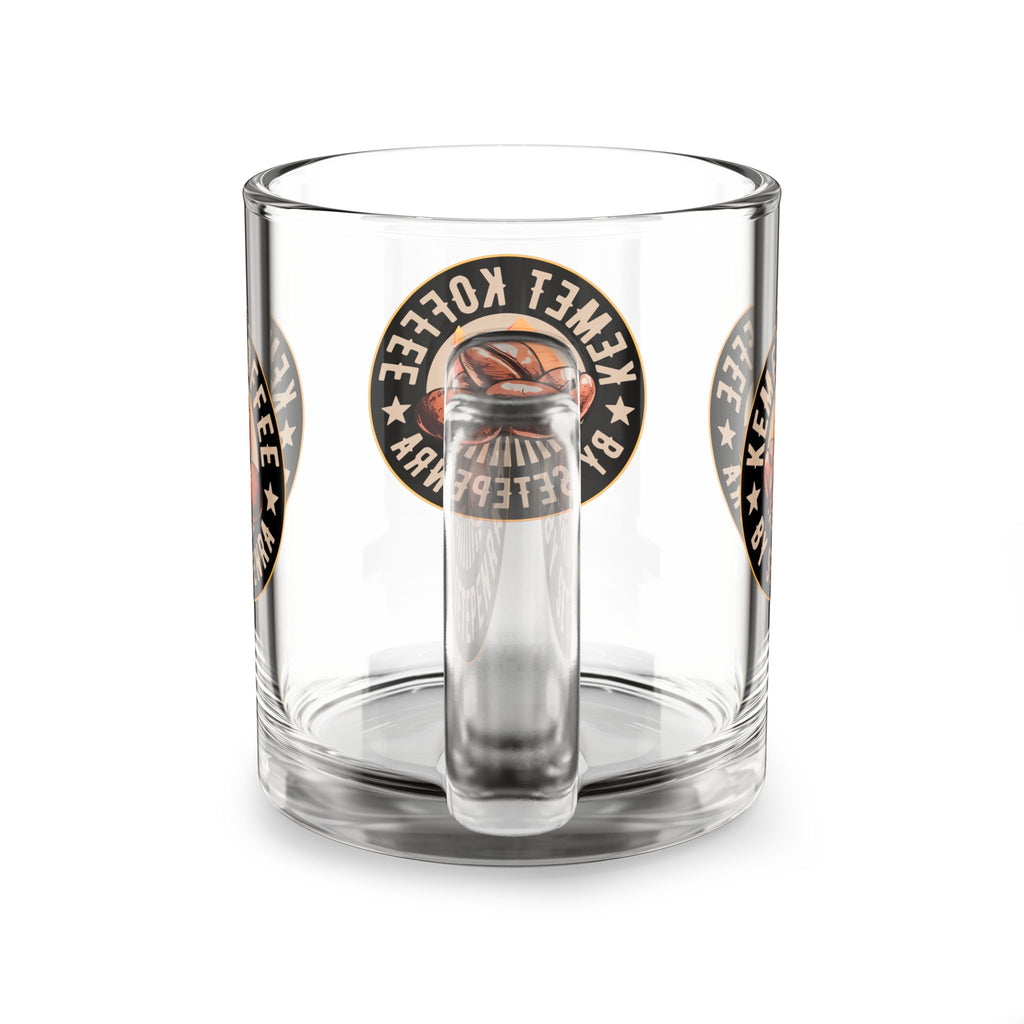 Kemet Koffee By Setepenra Glass Mug, 10oz