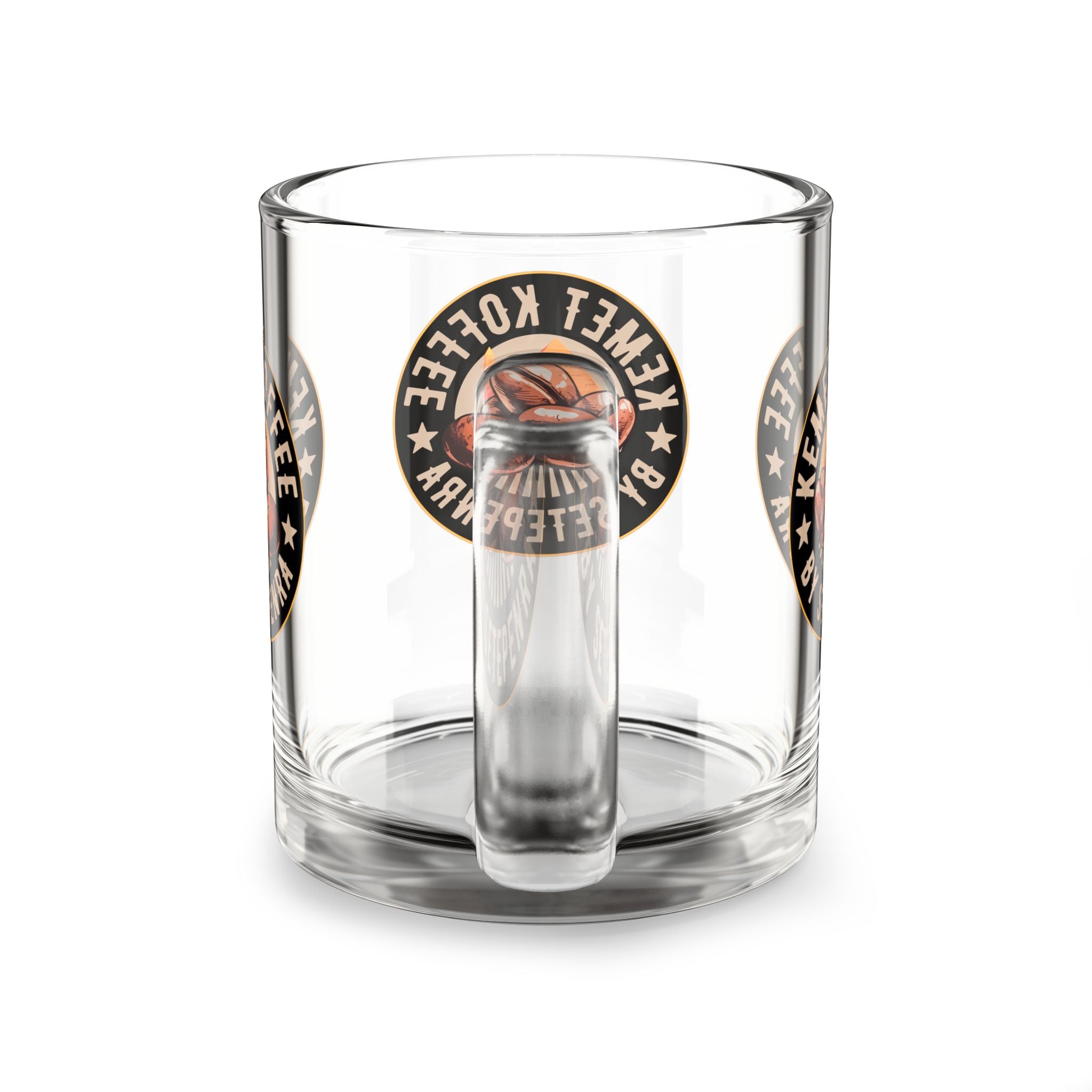 Kemet Koffee By Setepenra Glass Mug, 10oz