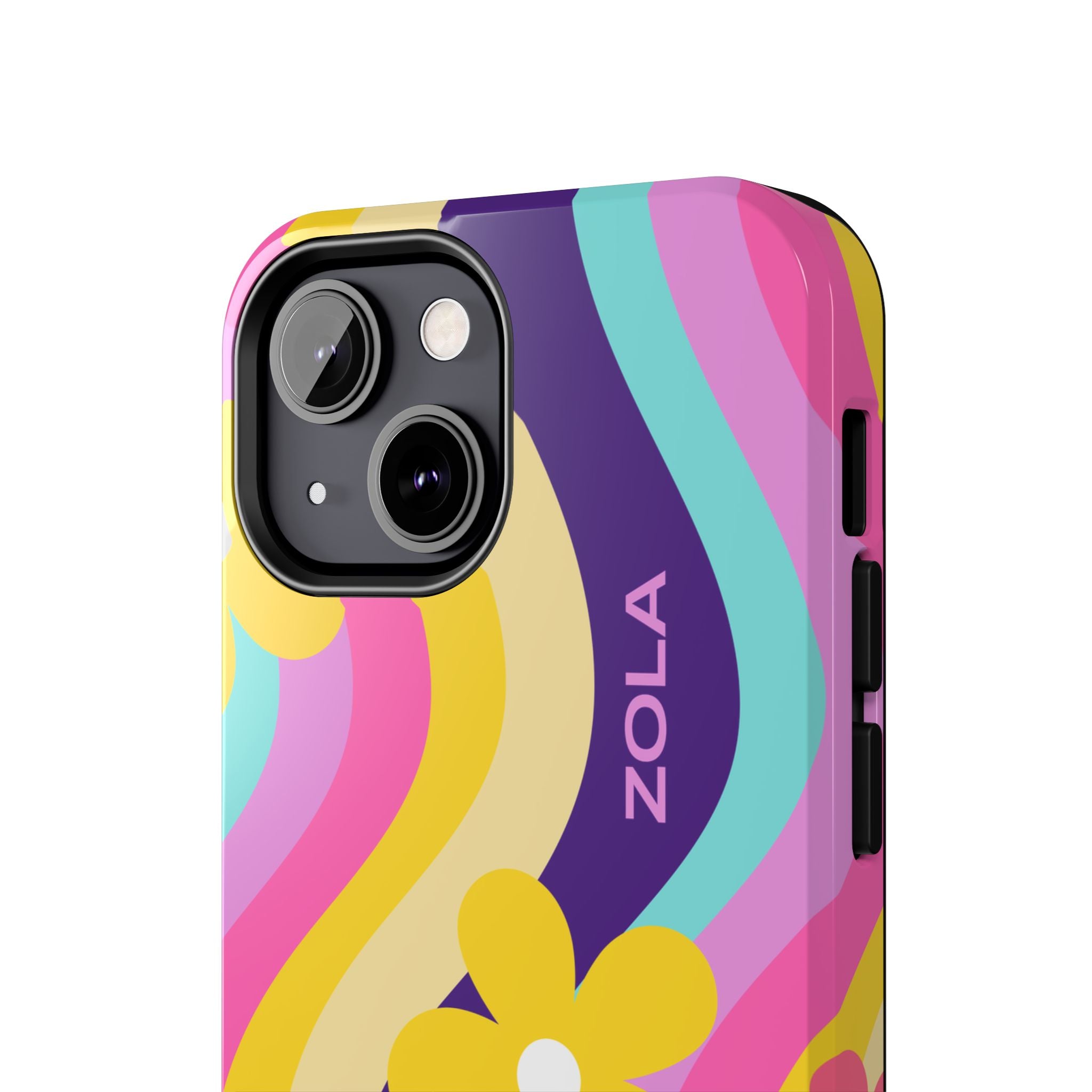 Zola Tough Phone Case (For iPhone, Galaxy & More) - Purple Wave