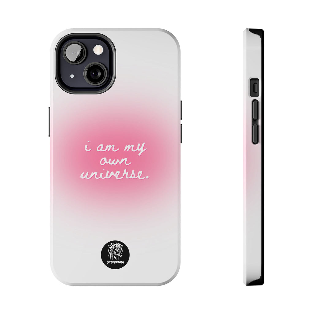 I Am My Own Universe Tough Phone Case (For iPhone, Galaxy & More) - White SETEPENRA Phone Case.