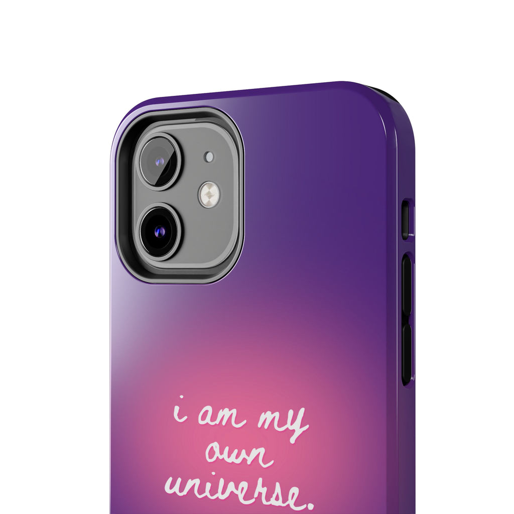 I Am My Own Universe Tough Phone Case (For iPhone, Galaxy & More) - Purple