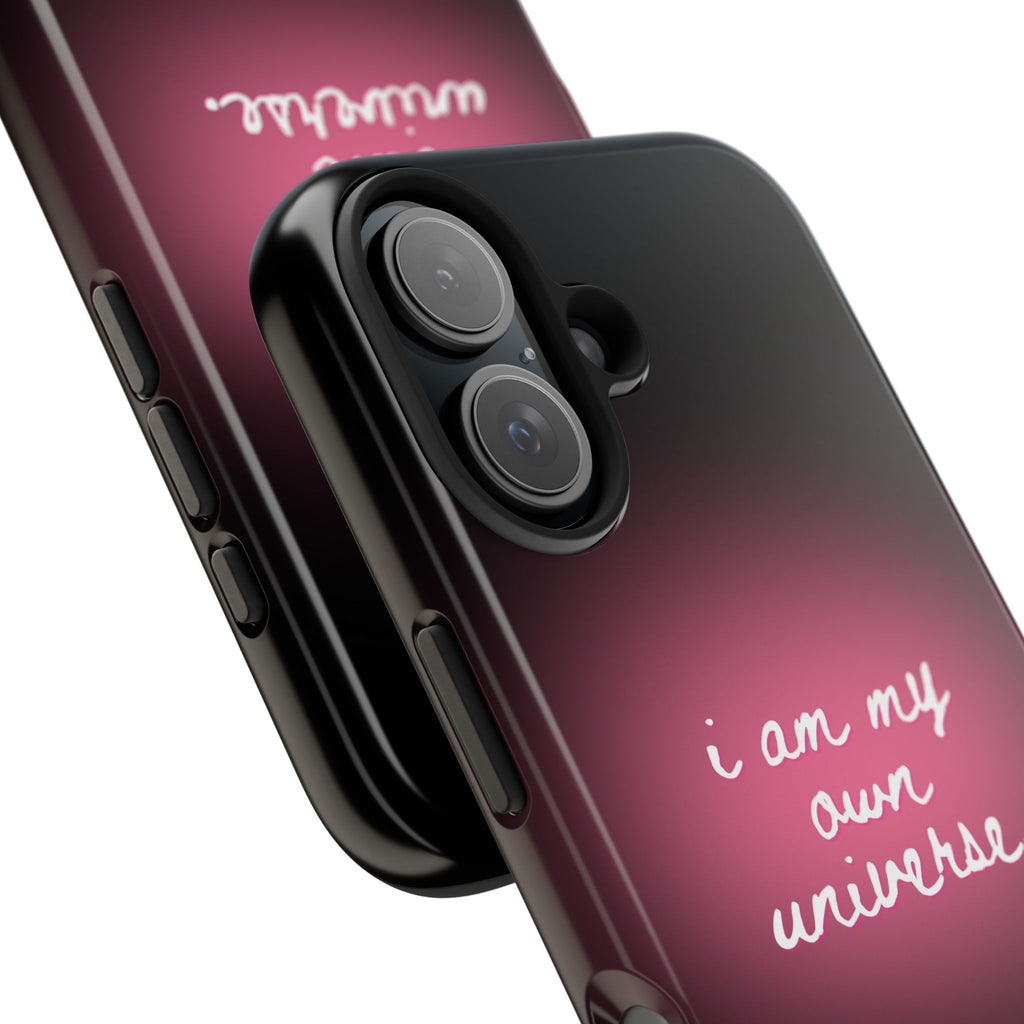 I Am My Own Universe Tough Phone Case (For iPhone, Galaxy & More) - Black