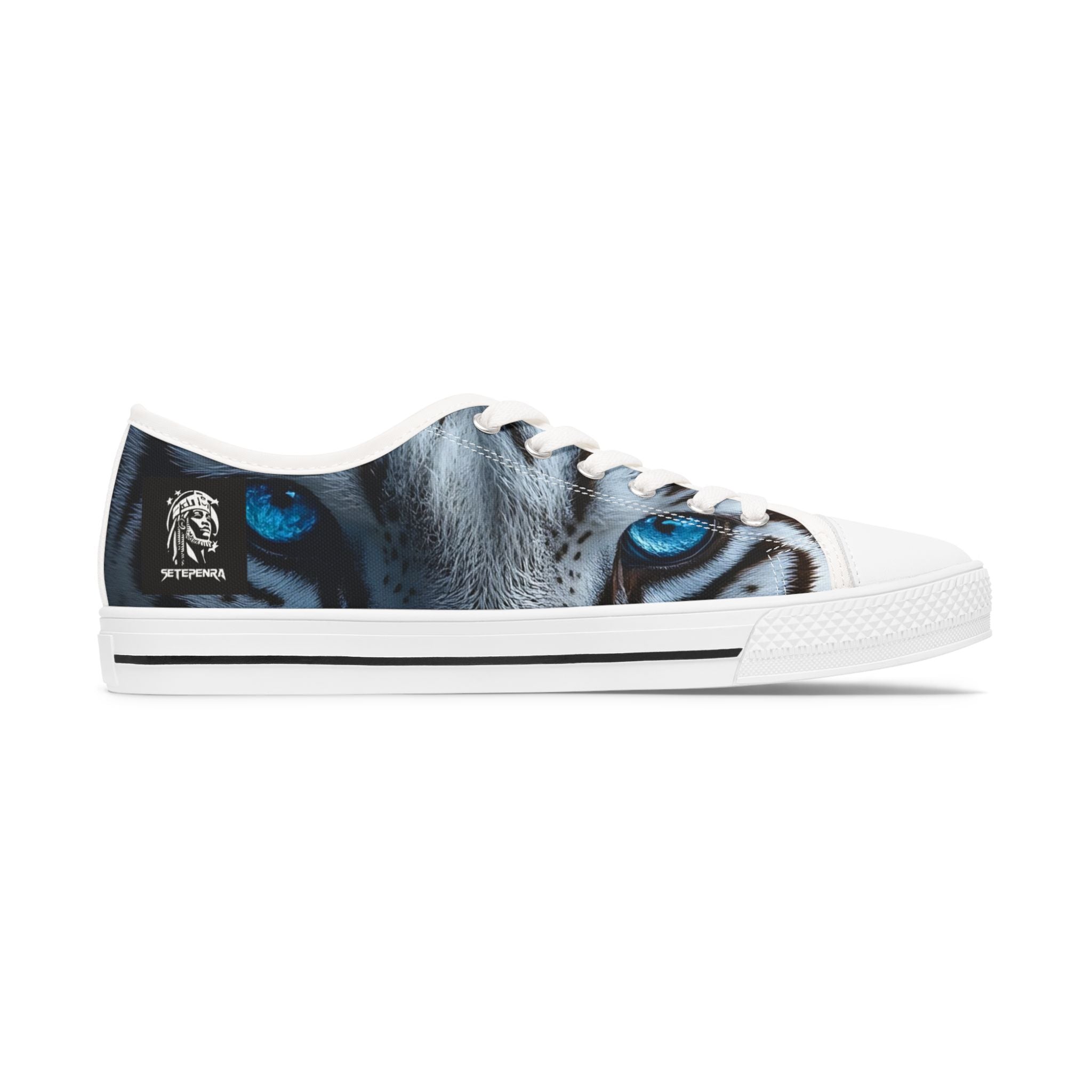 Primal Power Women's Low Top Sneakers - White Tiger (1st Edition) SETEPENRA Shoes.