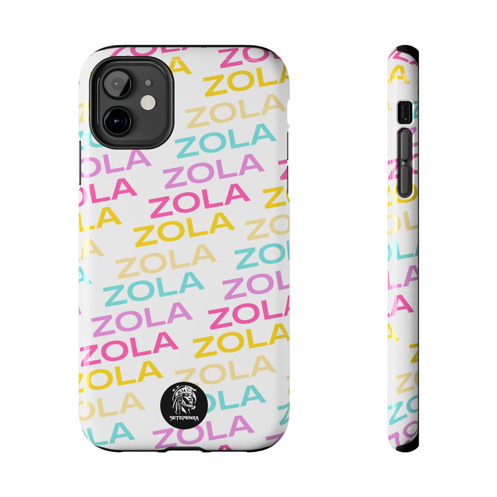 Zola Tough Phone Case (For iPhone, Galaxy & More) - White SETEPENRA Phone Case.
