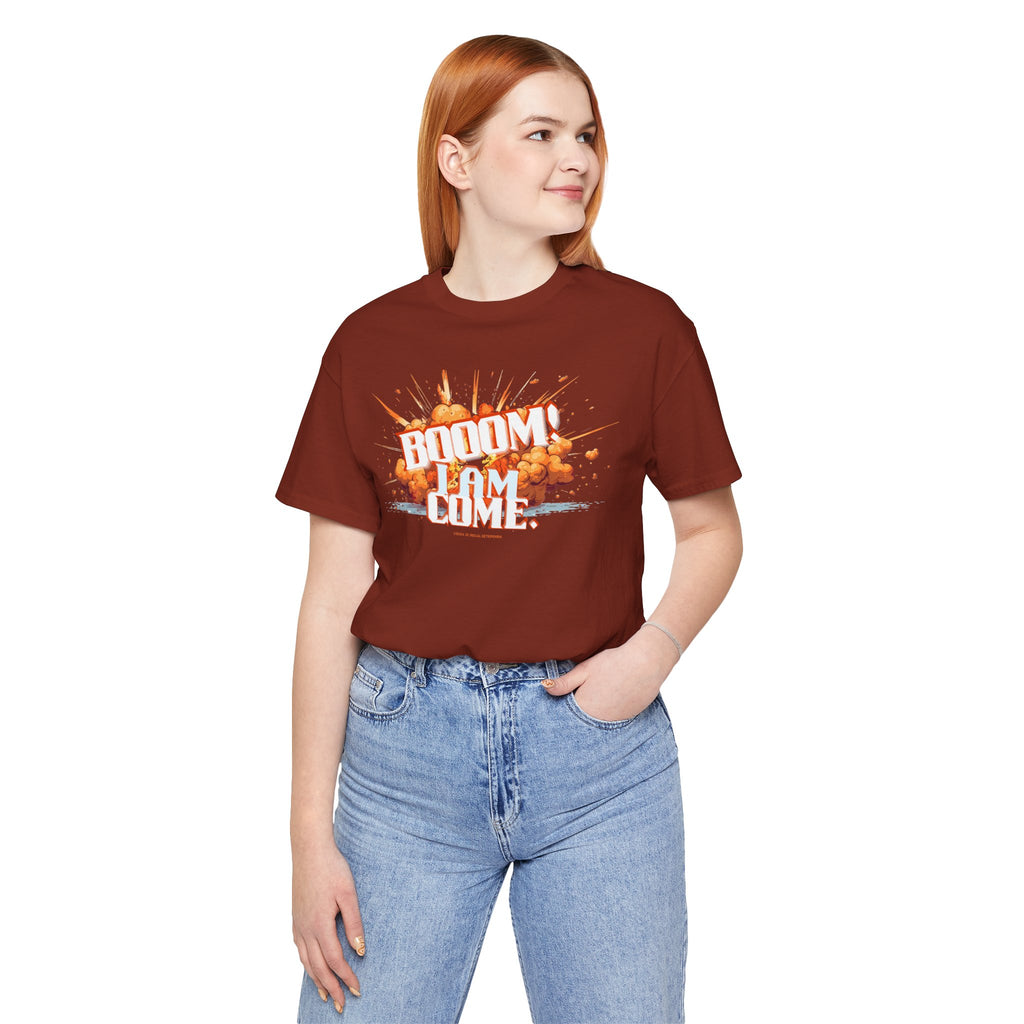BOOOM! I AM COME Unisex Jersey Short Sleeve Tee