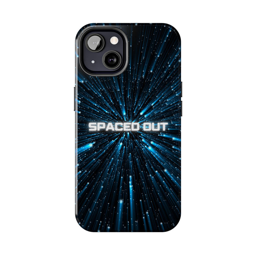 Spaced Out Tough Phone Case — Cosmic Space Warp Protective Cover