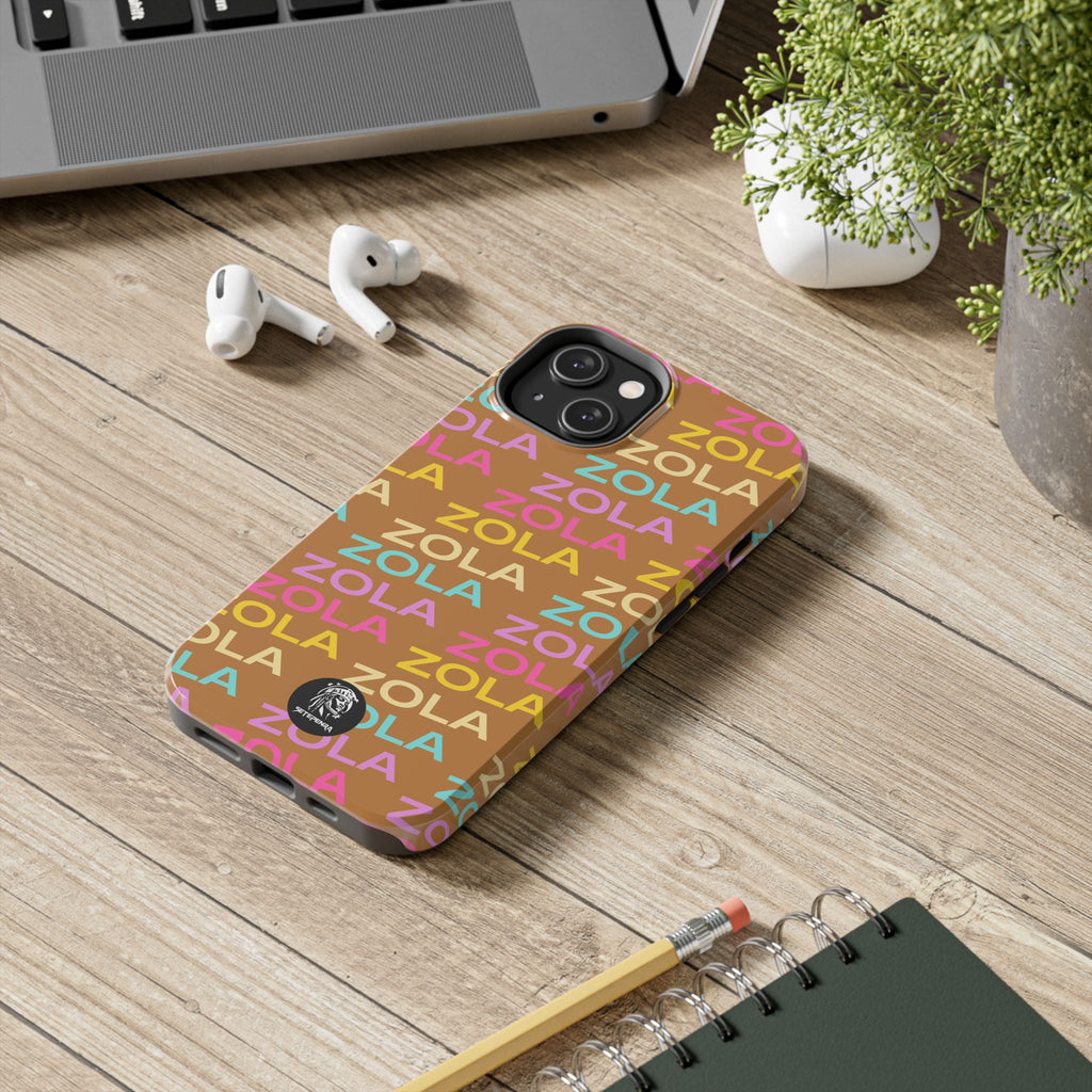 Zola Tough Phone Case (For iPhone, Galaxy & More) - Light Brown