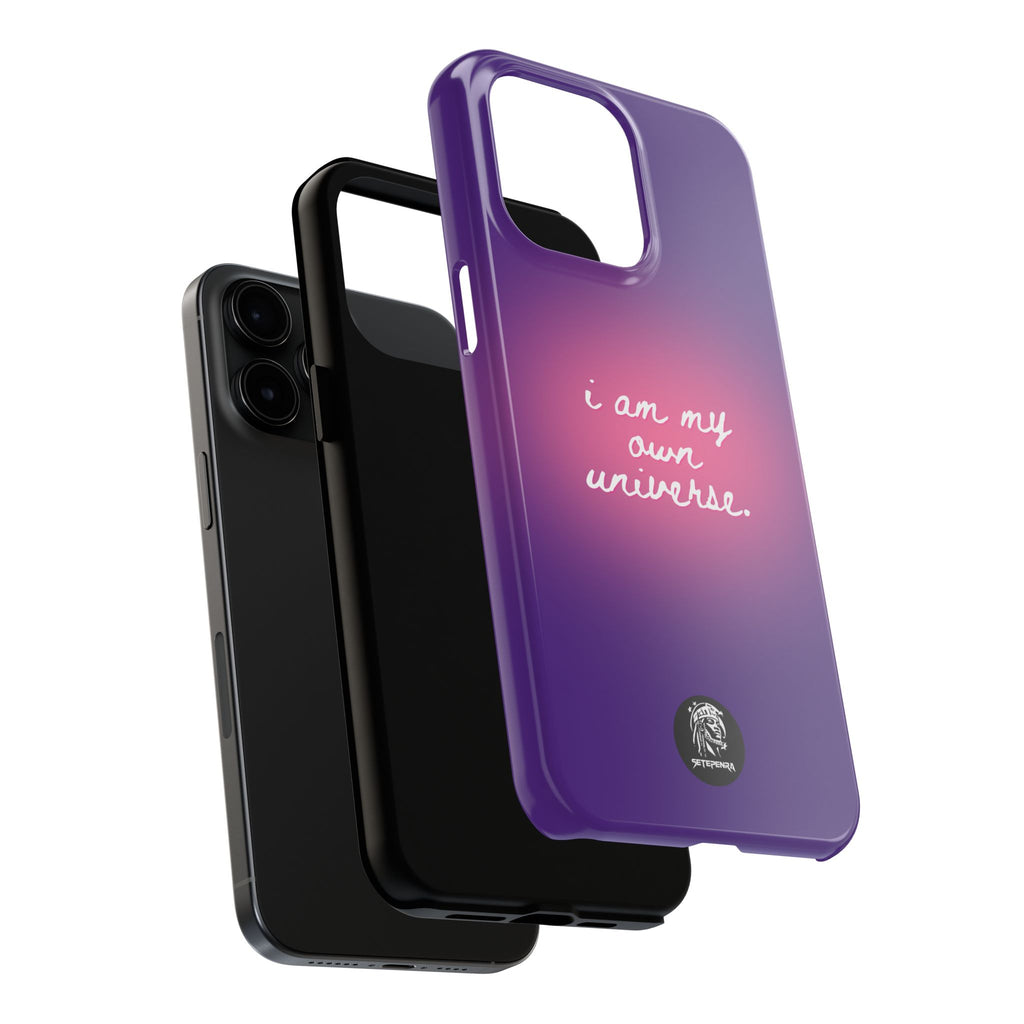 I Am My Own Universe Tough Phone Case (For iPhone, Galaxy & More) - Purple