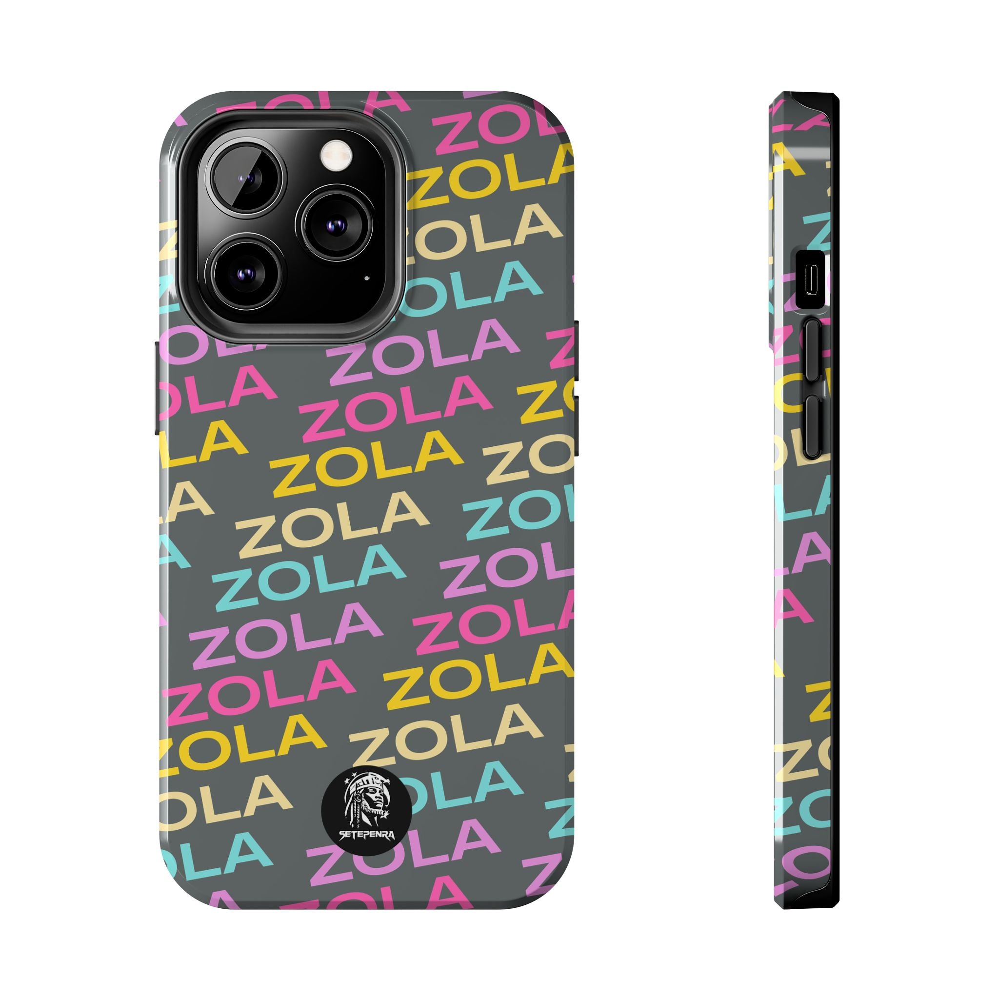 Zola Tough Phone Case (For iPhone, Galaxy & More) - Dark Grey SETEPENRA Phone Case.