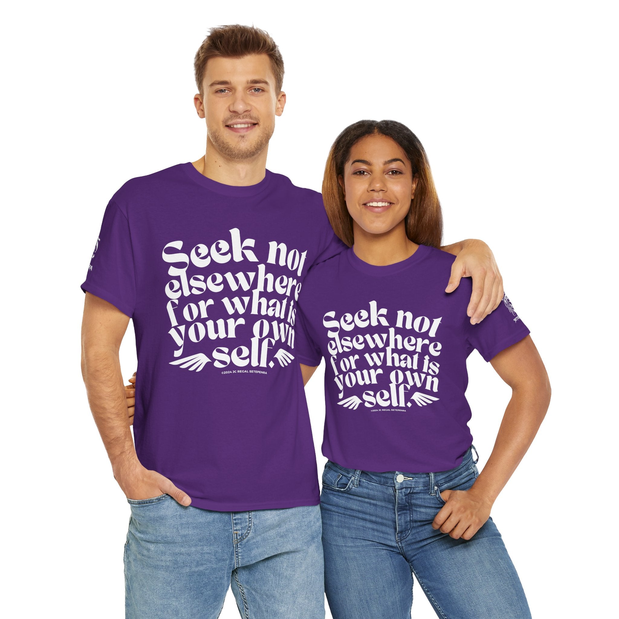 Seek Not Elsewhere Unisex Heavy Cotton Tee