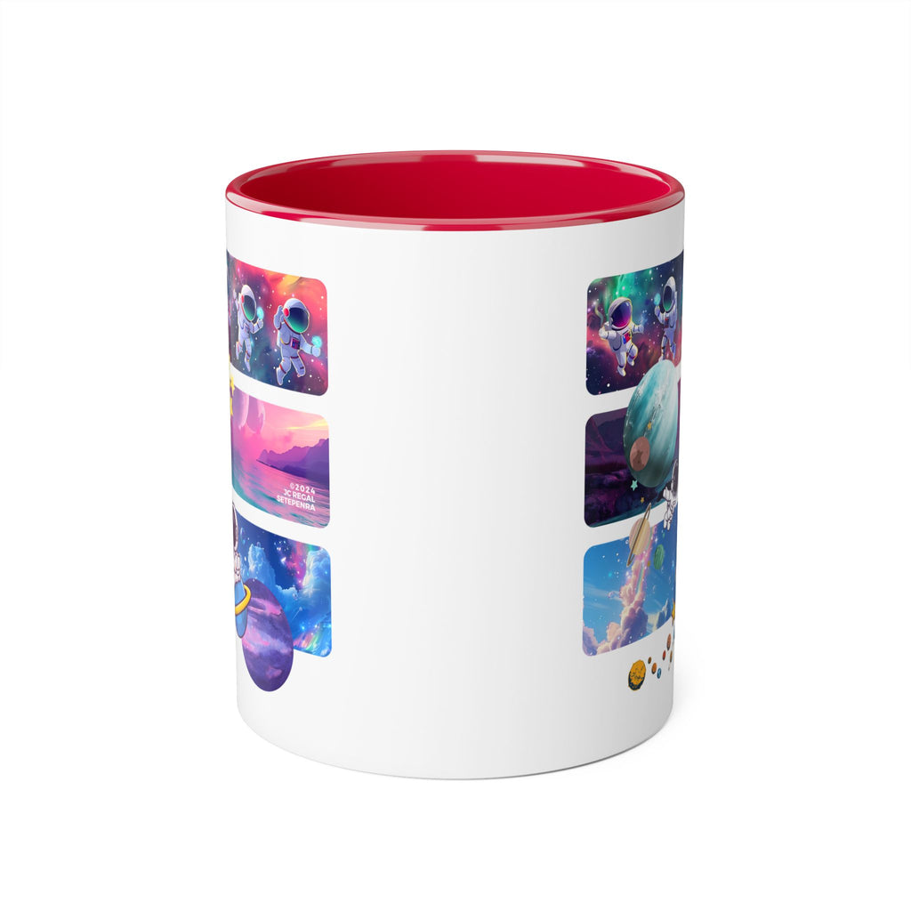 Astro Cosmo Accent Mug, 11oz (Various Colors)