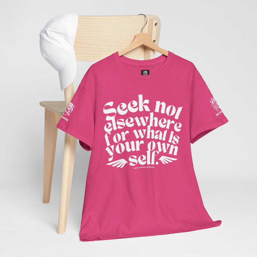 Seek Not Elsewhere Unisex Heavy Cotton Tee