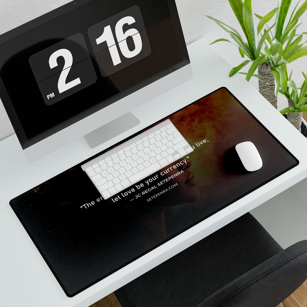 SETEPENRA Original Quotes Desk Mats - Energy Currency SETEPENRA Home Decor.