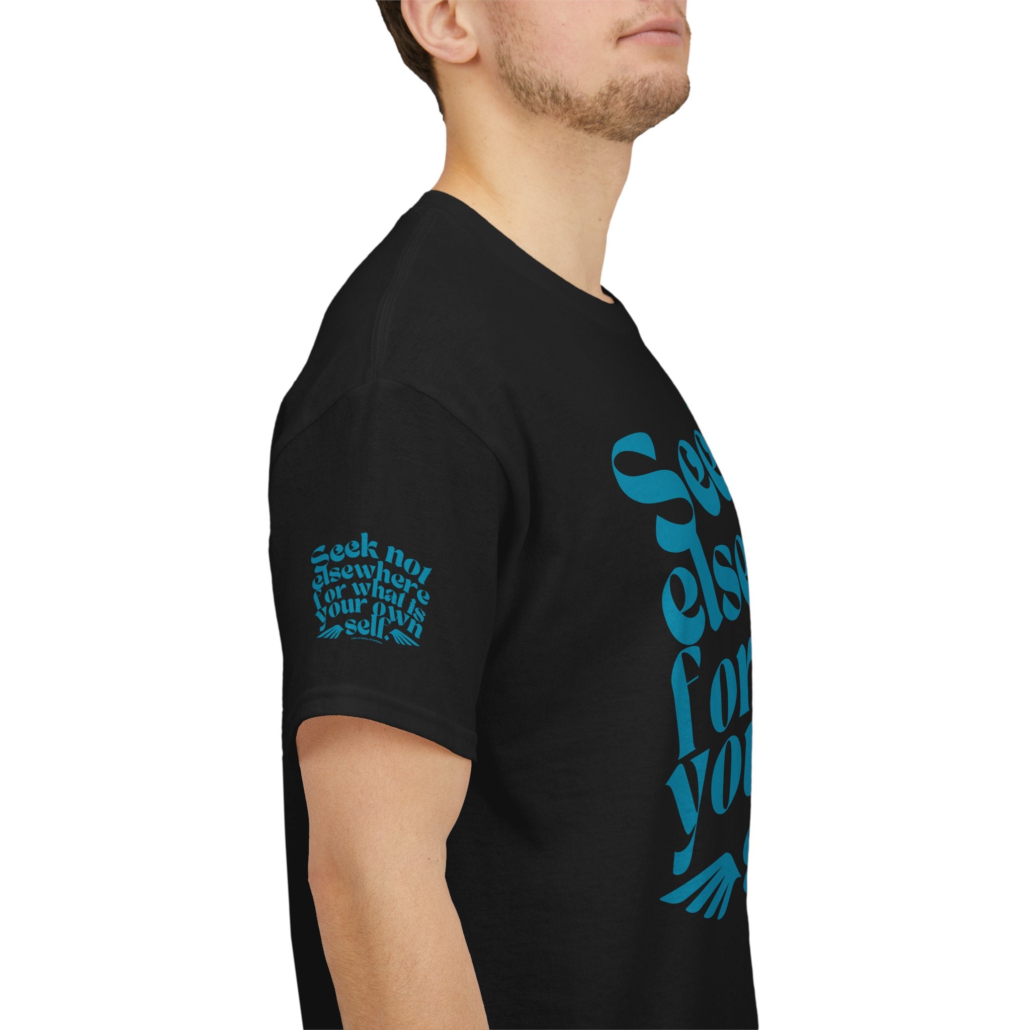 Seek Not Elsewhere (Aqua Edition) Unisex Heavy Cotton Tee