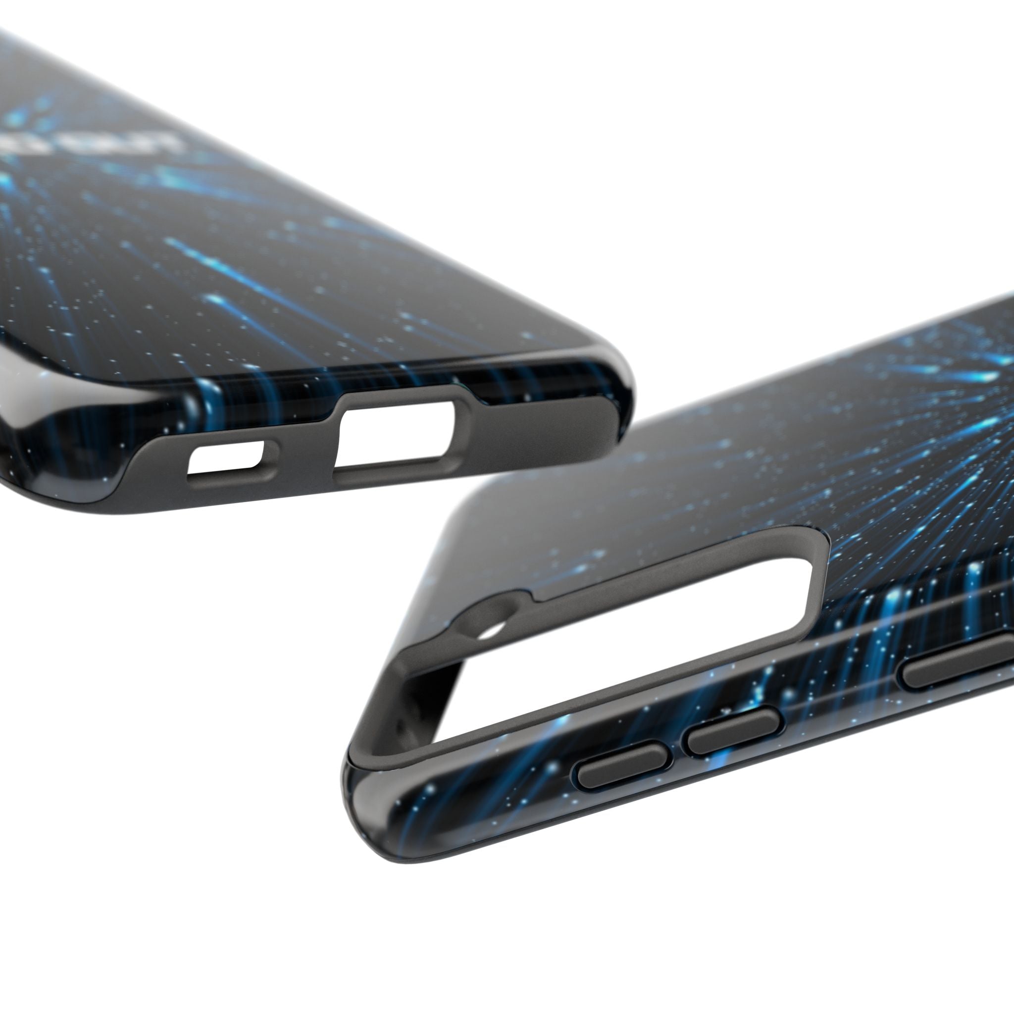 Spaced Out Tough Phone Case — Cosmic Space Warp Protective Cover