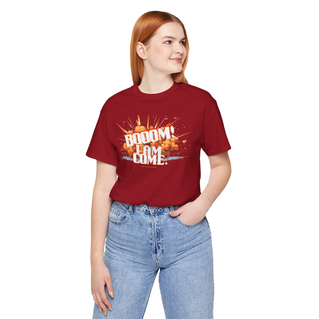 BOOOM! I AM COME Unisex Jersey Short Sleeve Tee