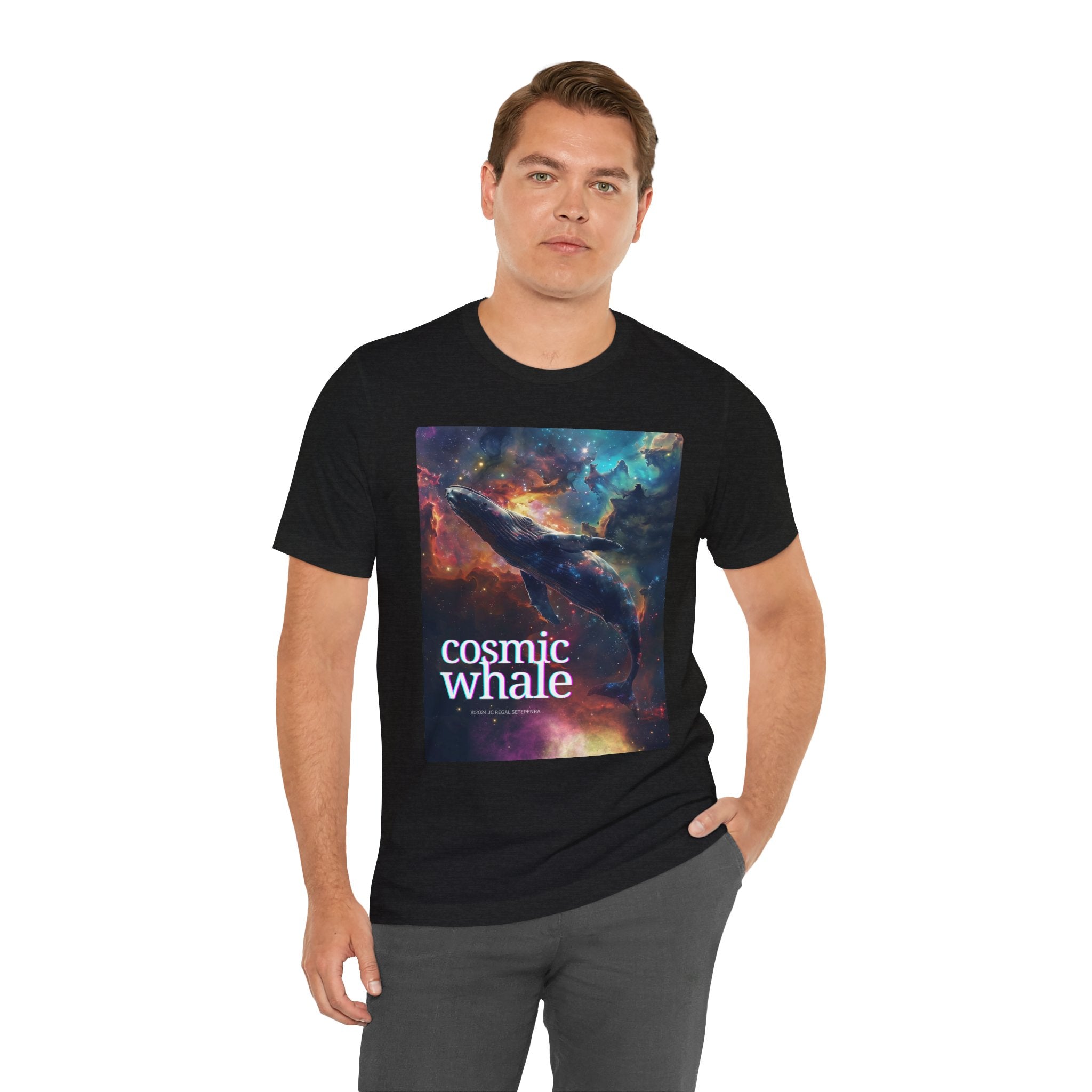 Cosmic Whale Unisex Jersey Short Sleeve Tee