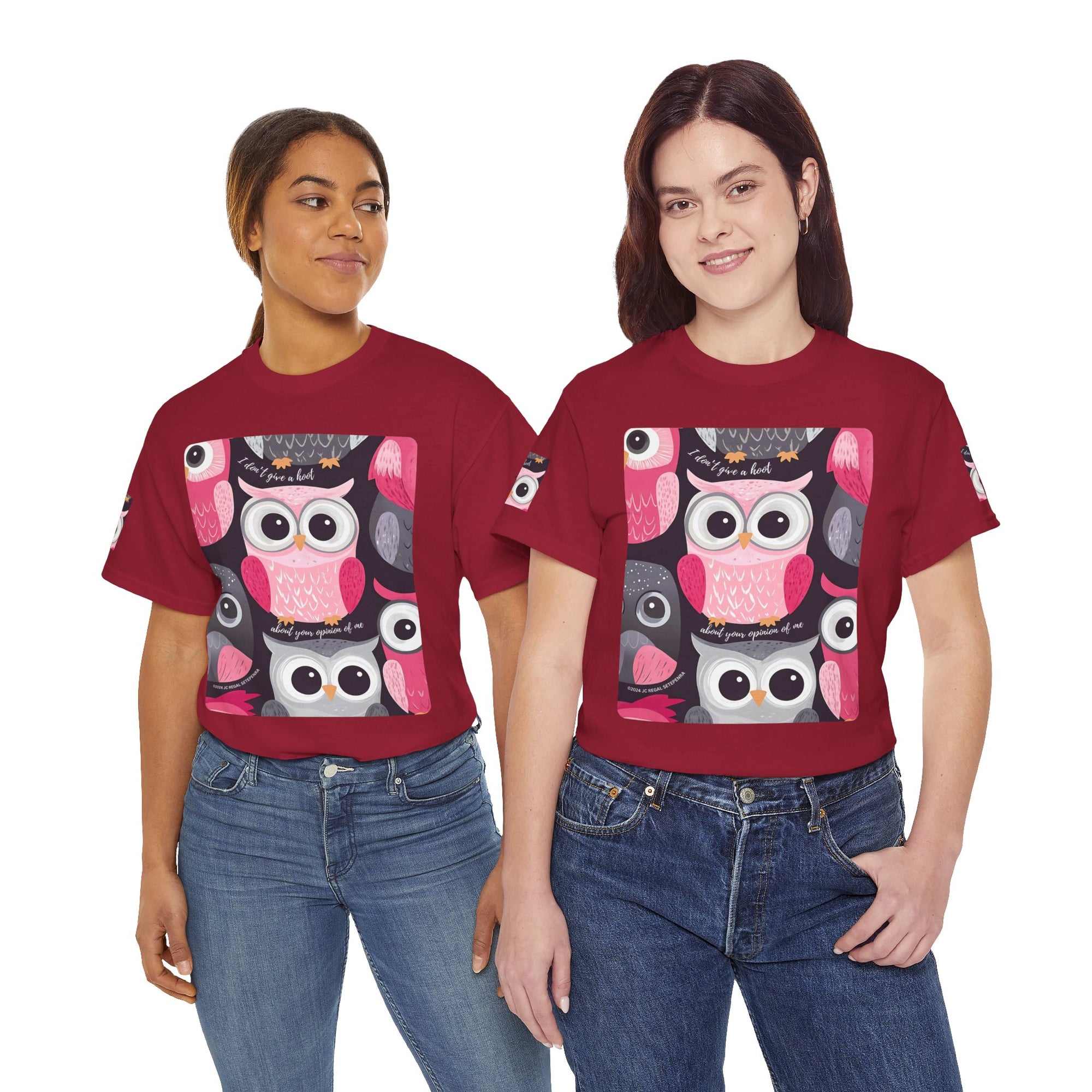 Don't Give A Hoot Unisex Heavy Cotton Tee