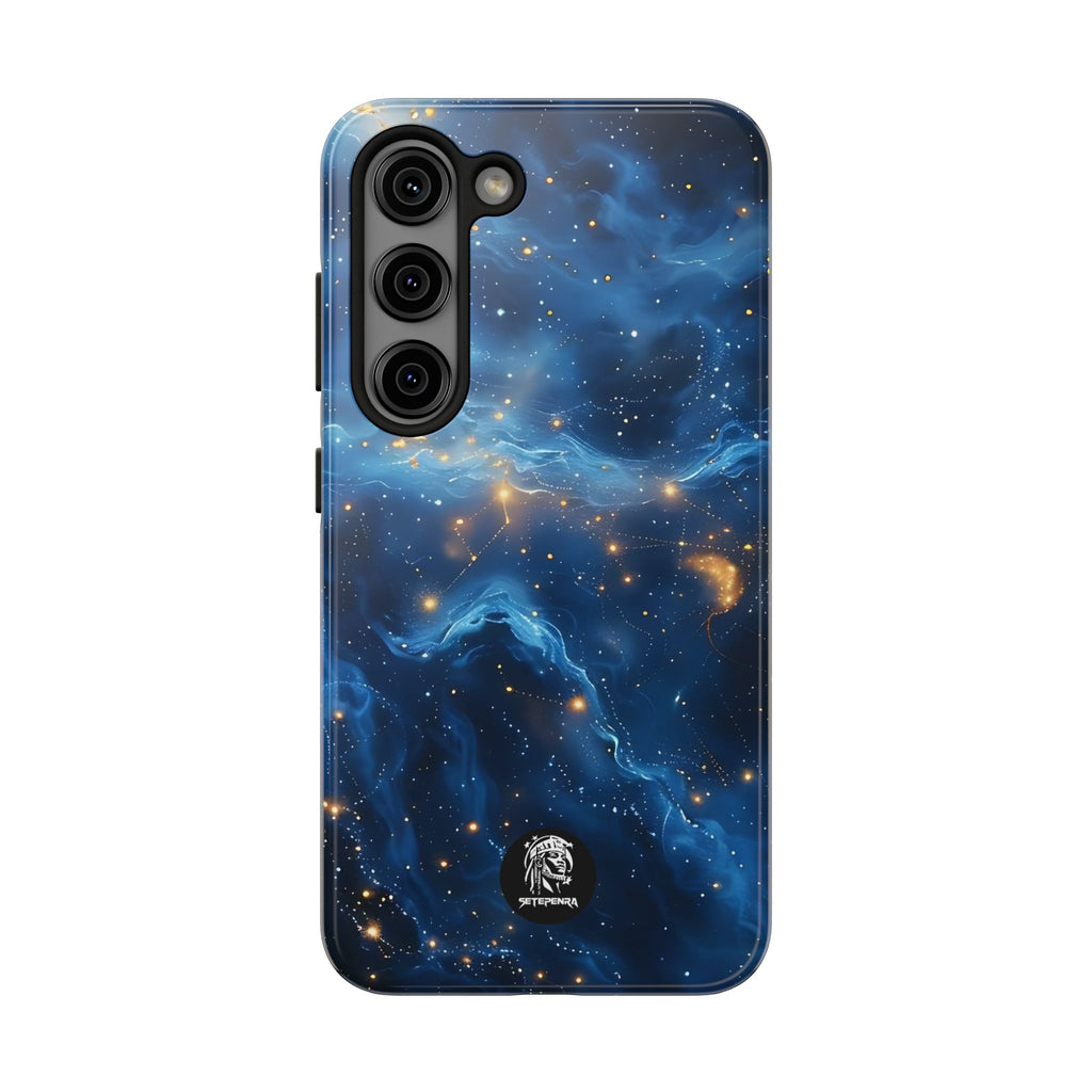 Blue Cosmos Tough Phone Case (For iPhone, Galaxy & More)