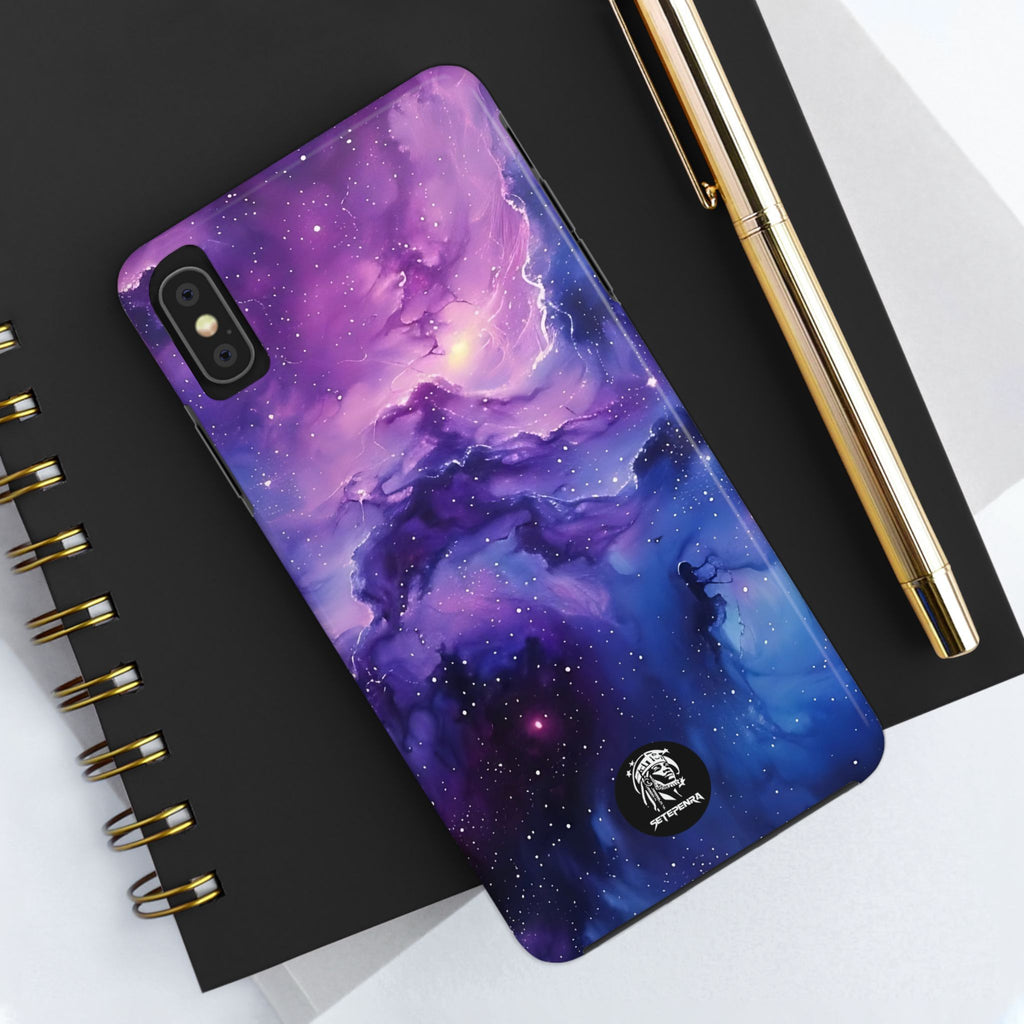 Purple Cosmos Tough Phone Case (For iPhone, Galaxy & More)