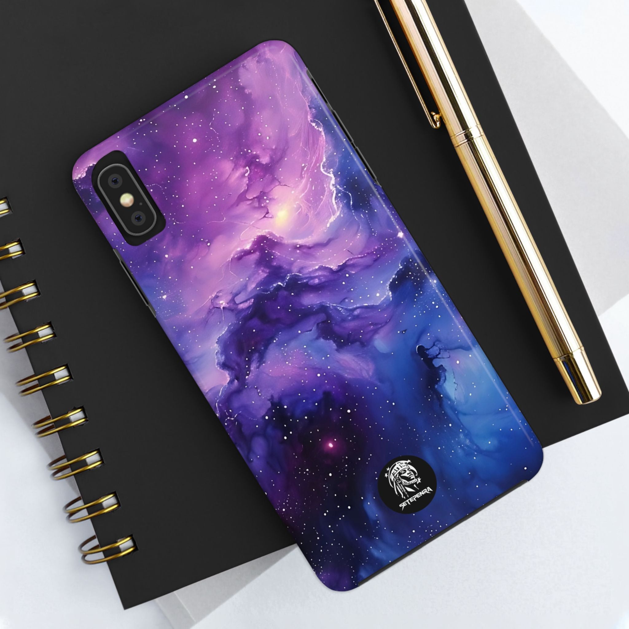 Purple Cosmos Tough Phone Case (For iPhone, Galaxy & More)