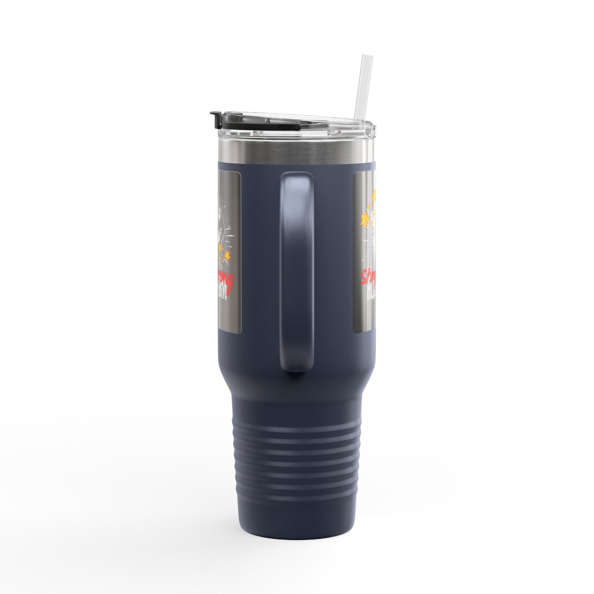Stay Strong Hold Firm Insulated Travel Mug, 40oz