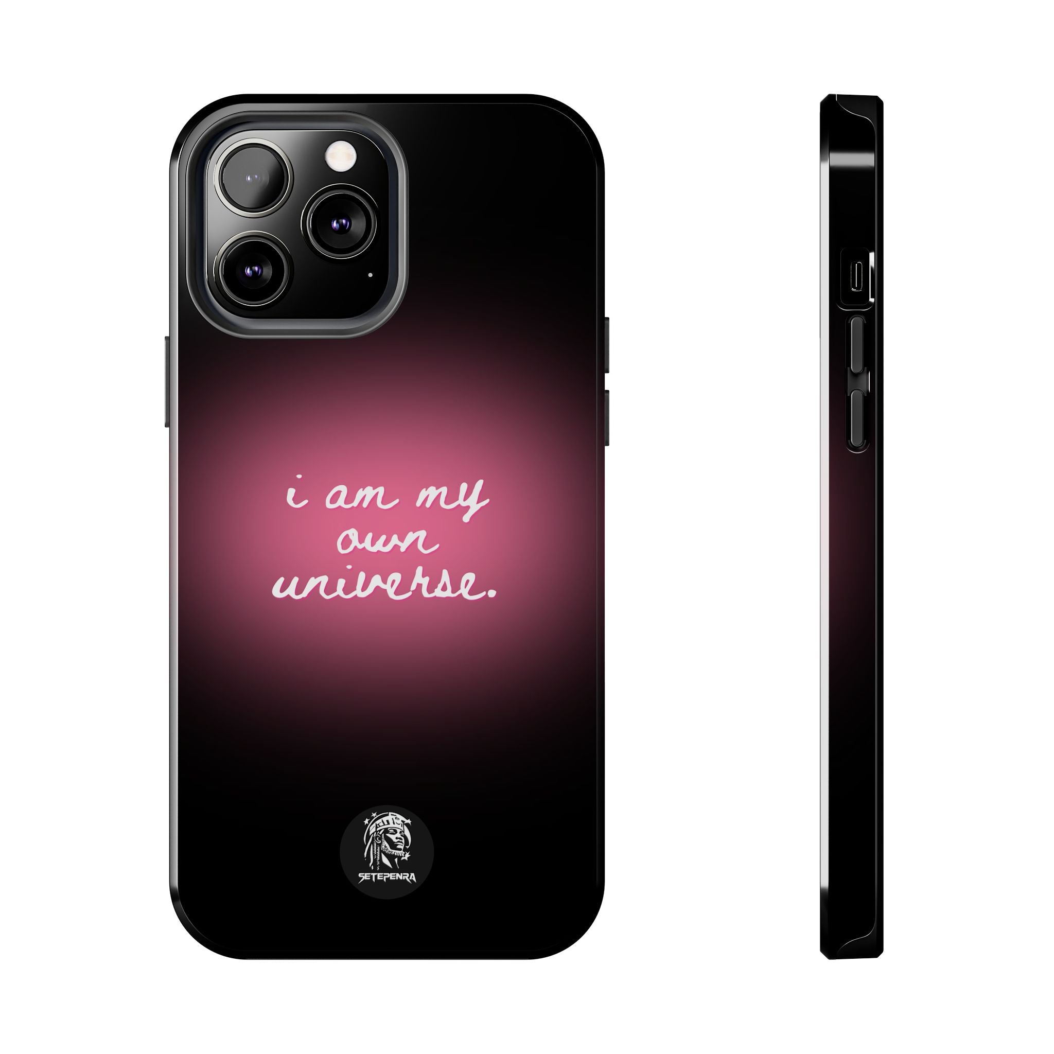 I Am My Own Universe Tough Phone Case (For iPhone, Galaxy & More) - Black SETEPENRA Phone Case.