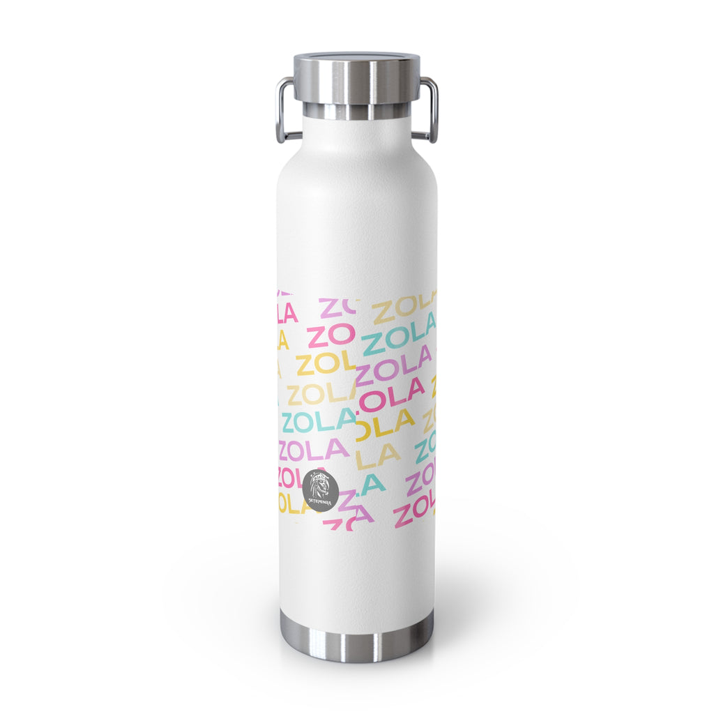 Zola Copper Vacuum Insulated Bottle, 22oz SETEPENRA Mug.