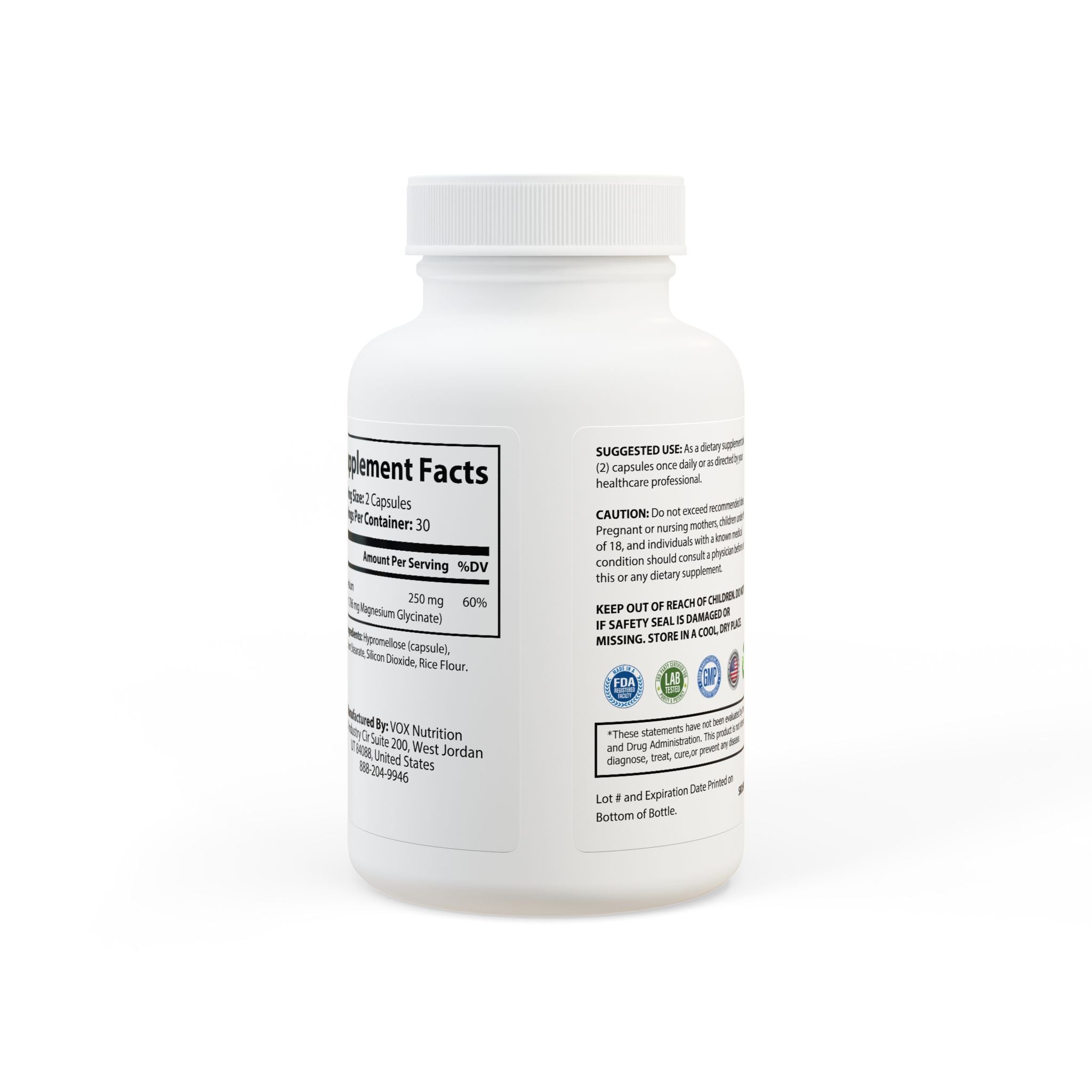 SETEPENRA Goodstuff Magnesium Glycinate Supplement (60 Capsules)