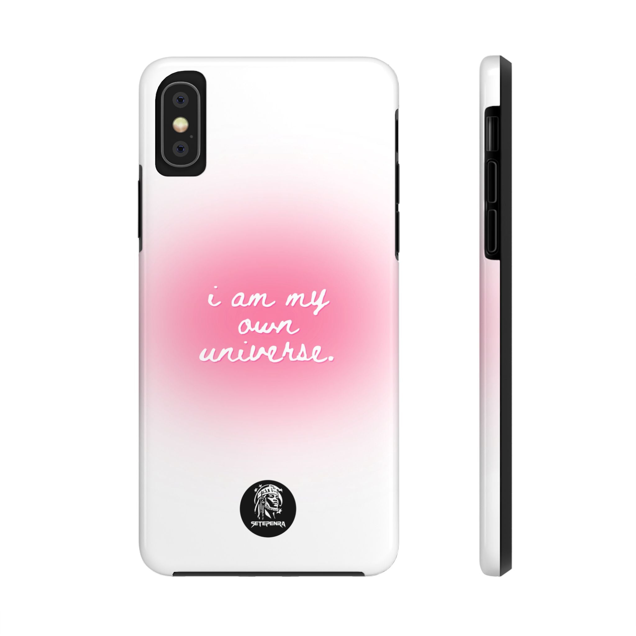 I Am My Own Universe Tough Phone Case (For iPhone, Galaxy & More) - White SETEPENRA Phone Case.