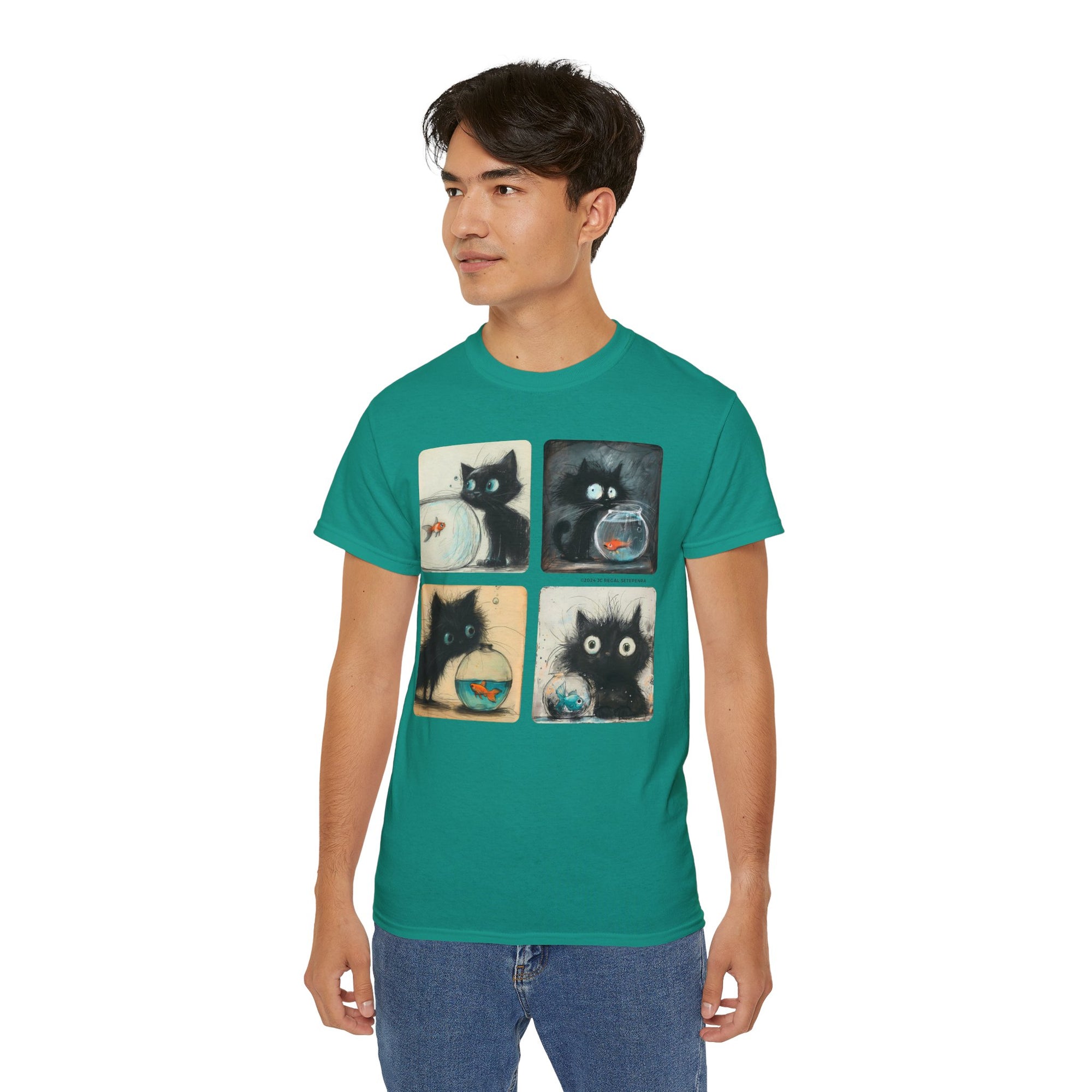 Fishy Kitty Unisex Ultra Cotton Tee