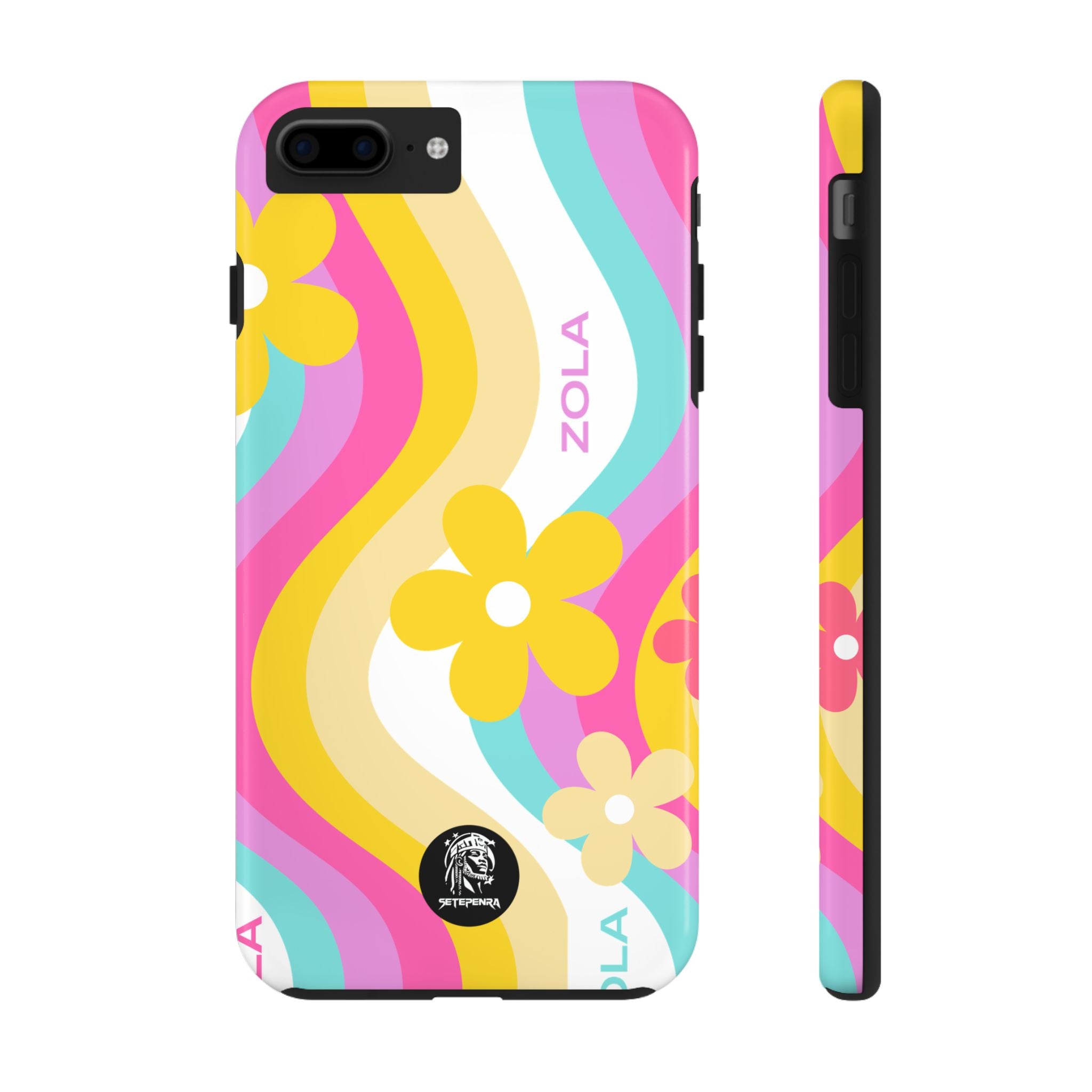 Zola Tough Phone Case (For iPhone, Galaxy & More) - White Wave SETEPENRA Phone Case.