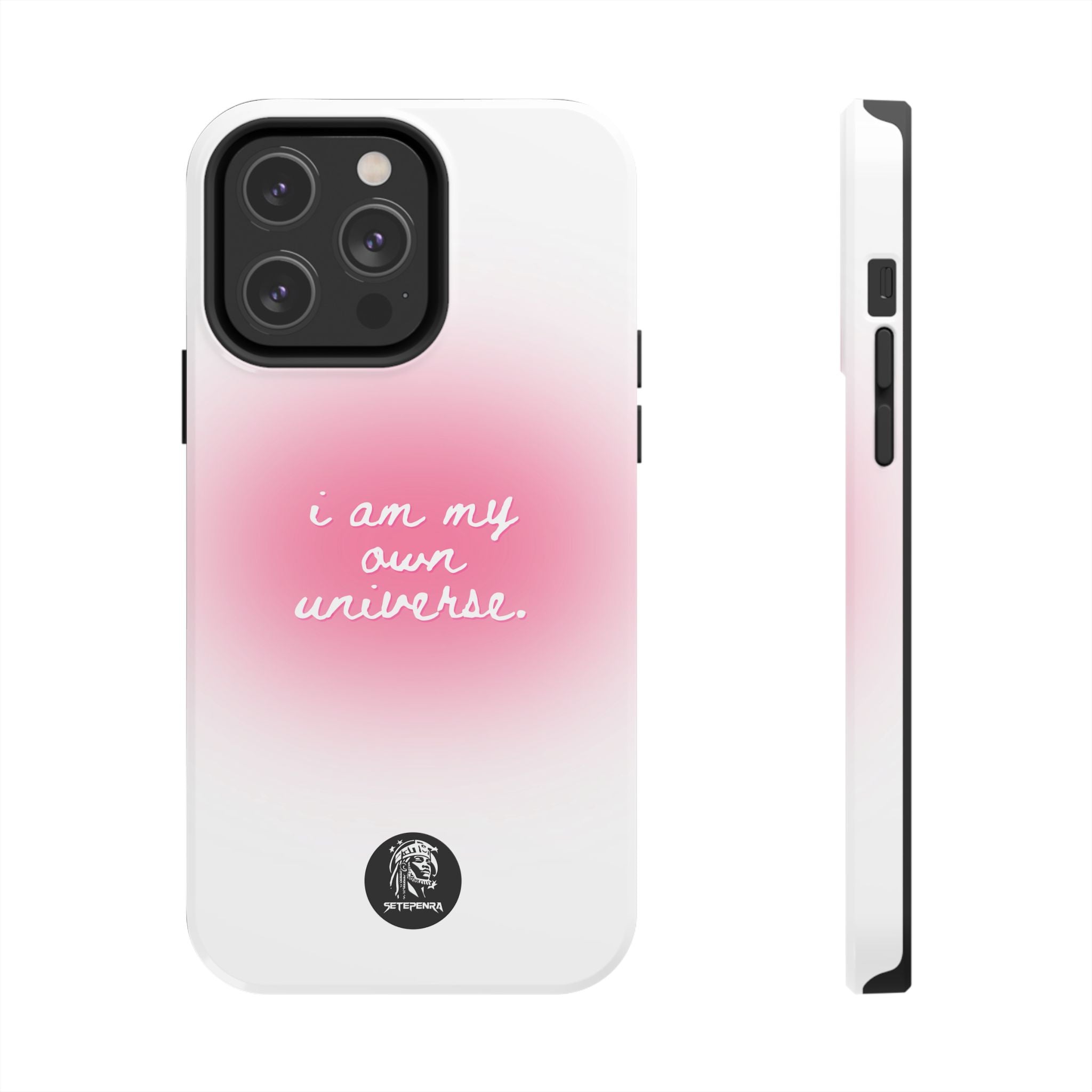 I Am My Own Universe Tough Phone Case (For iPhone, Galaxy & More) - White