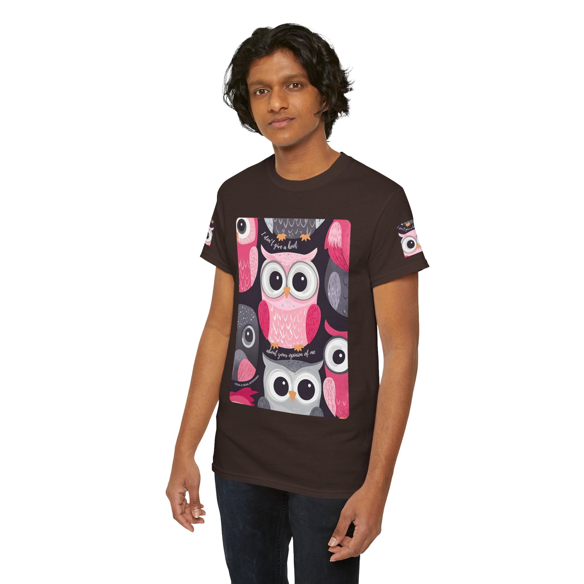 Don't Give A Hoot Unisex Heavy Cotton Tee