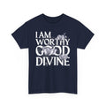 I AM WORTHY GOOD DIVINE Unisex Heavy Cotton Tee SETEPENRA T-Shirt.