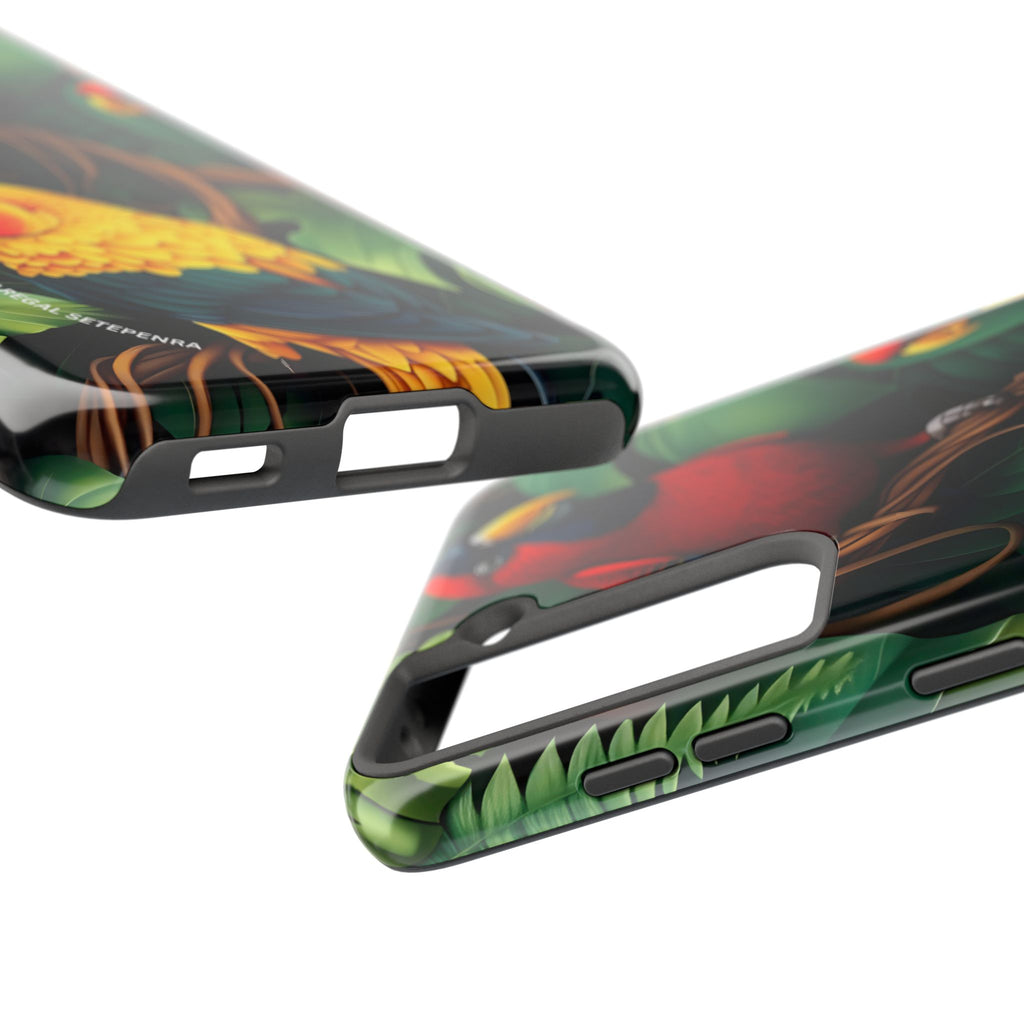 Tri-Parrot Tough Phone Case (For iPhone, Galaxy & More)