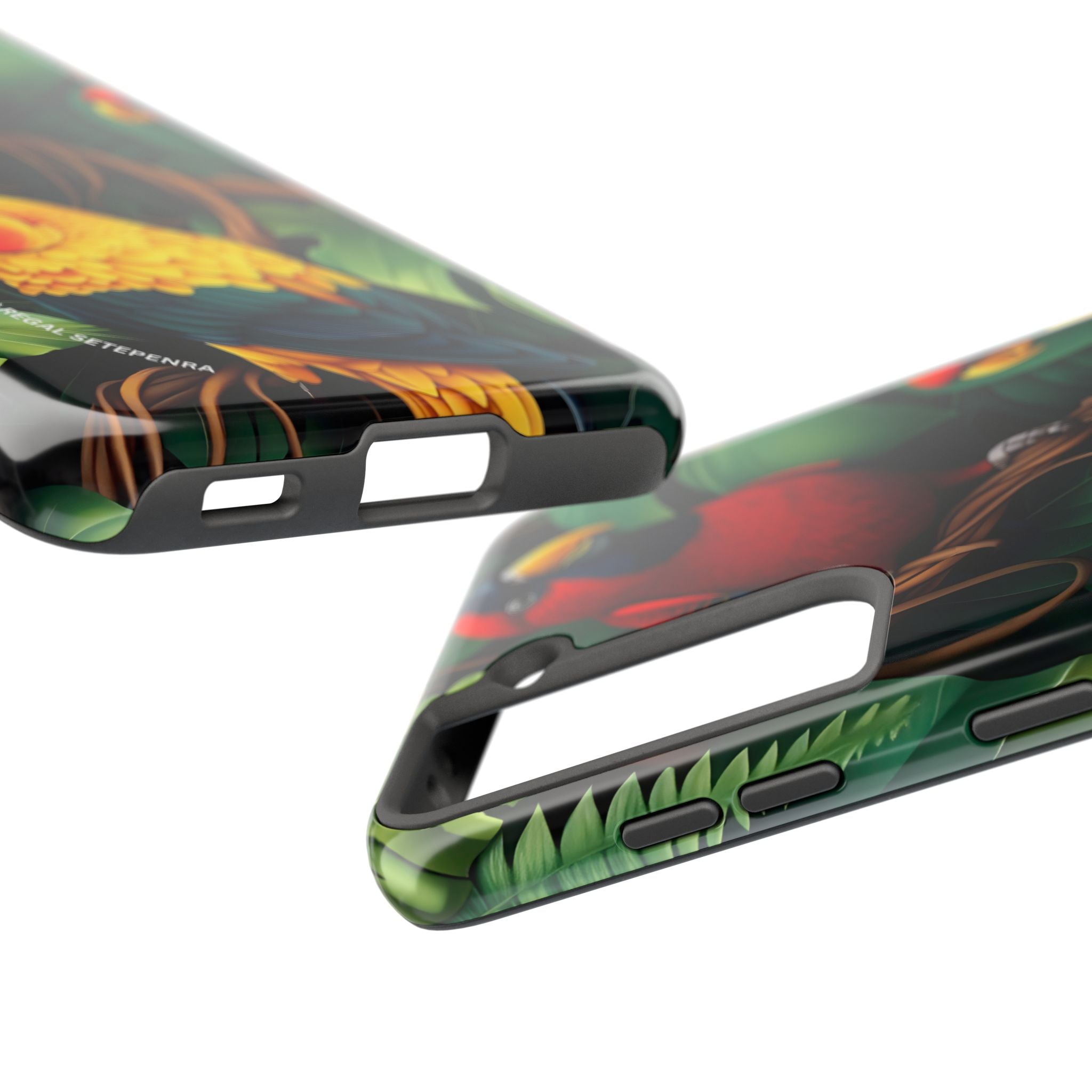 Tri-Parrot Tough Phone Case (For iPhone, Galaxy & More)