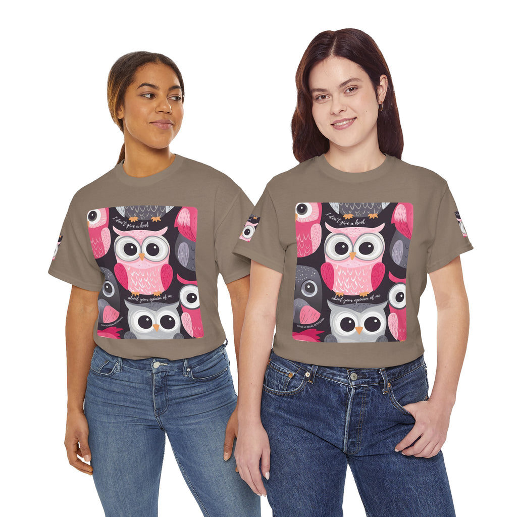Don't Give A Hoot Unisex Heavy Cotton Tee