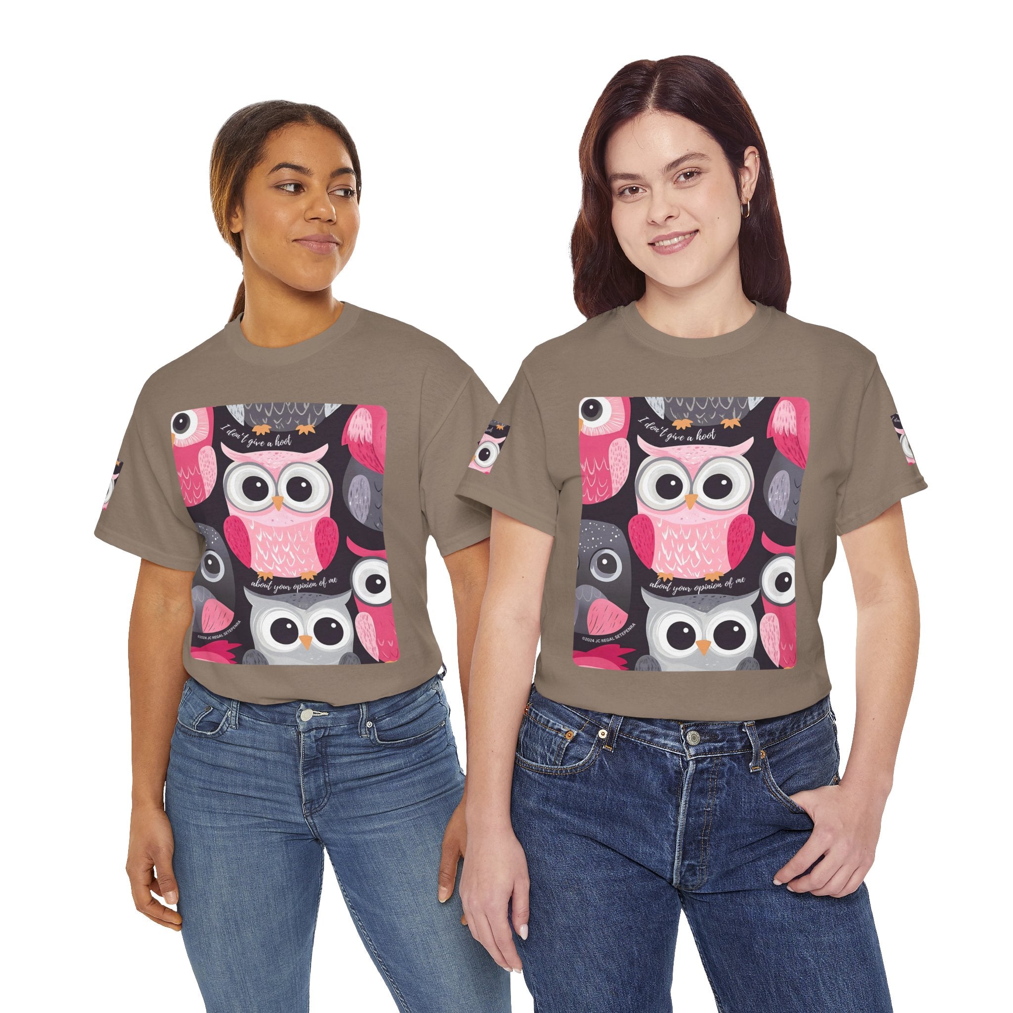 Don't Give A Hoot Unisex Heavy Cotton Tee