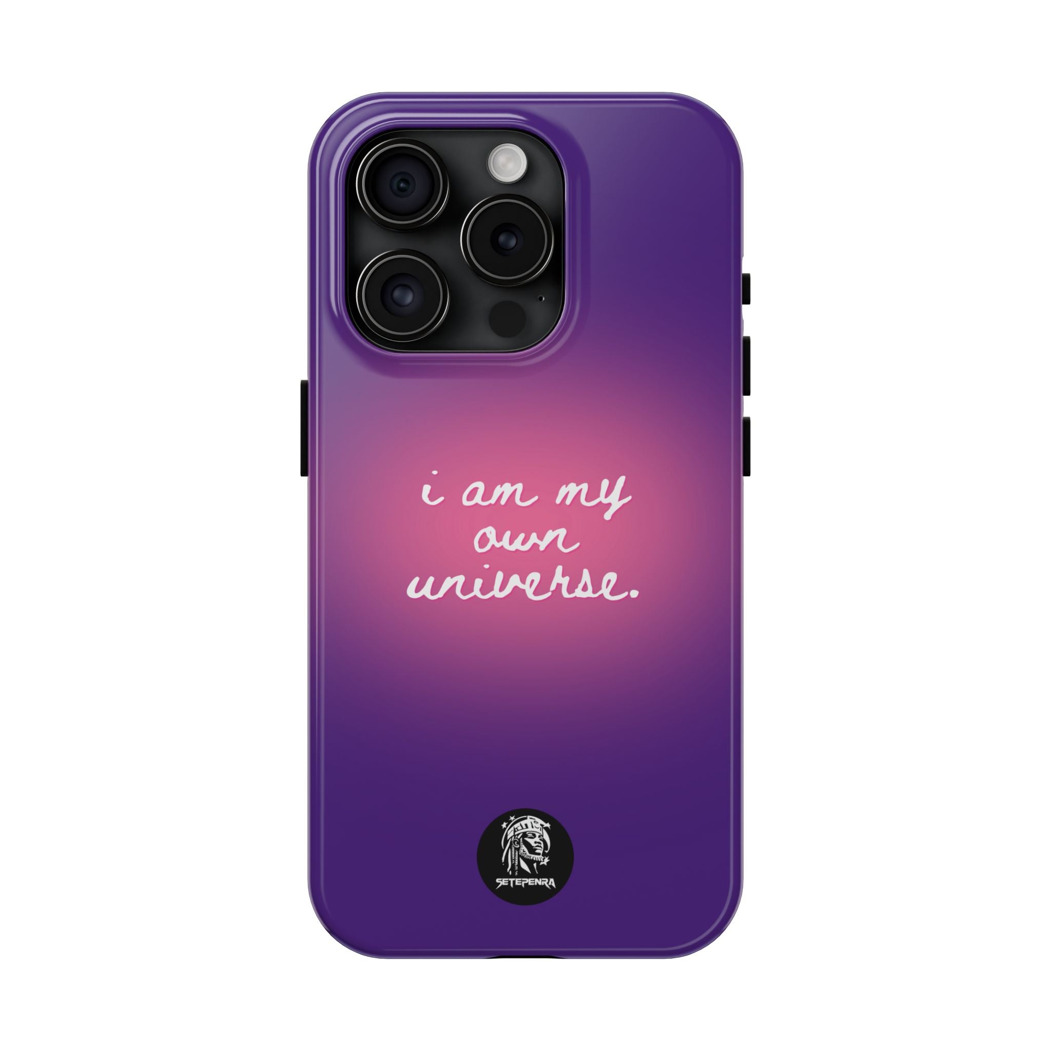 I Am My Own Universe Tough Phone Case (For iPhone, Galaxy & More) - Purple