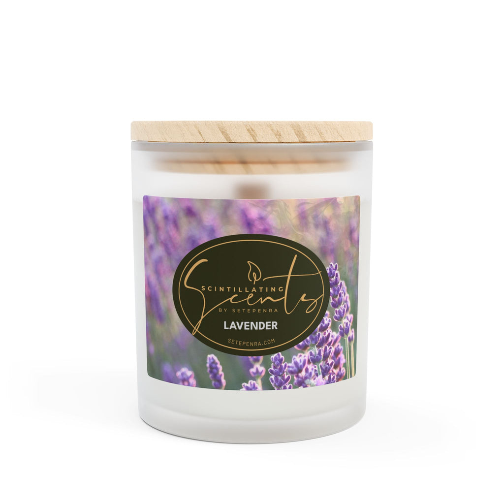Scintillating Scents by SETEPENRA Frosted Glass Candle, 11oz