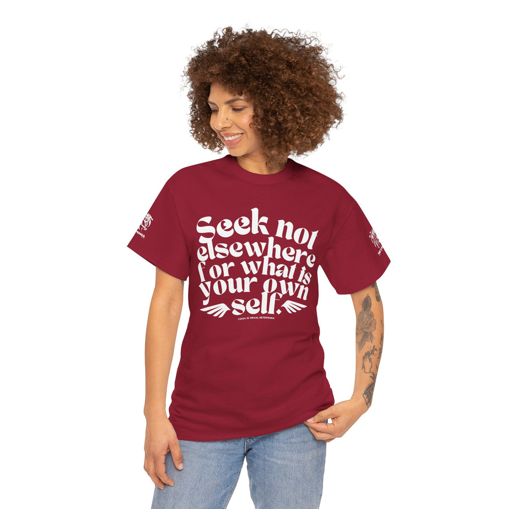 Seek Not Elsewhere Unisex Heavy Cotton Tee
