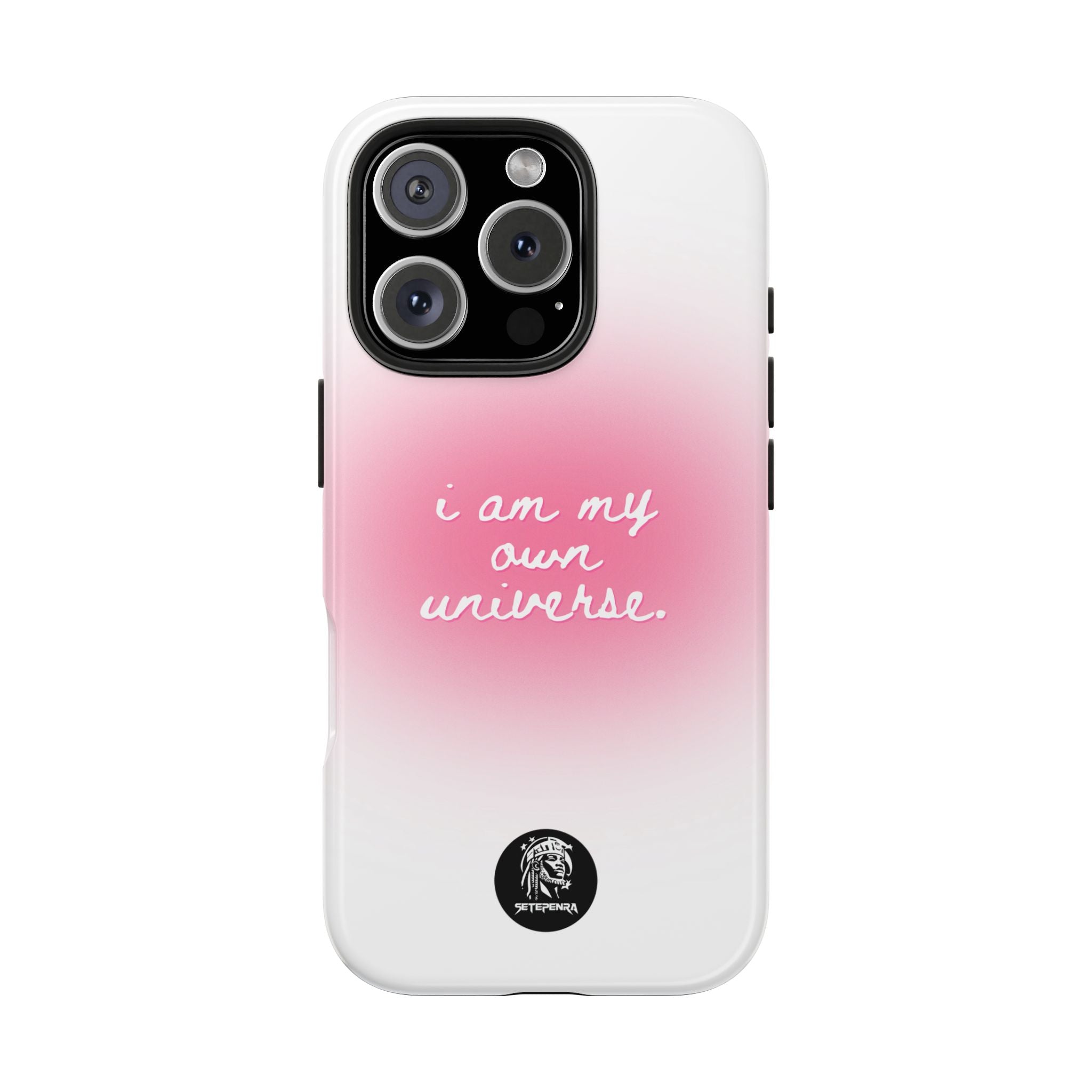 I Am My Own Universe Tough Phone Case (For iPhone, Galaxy & More) - White