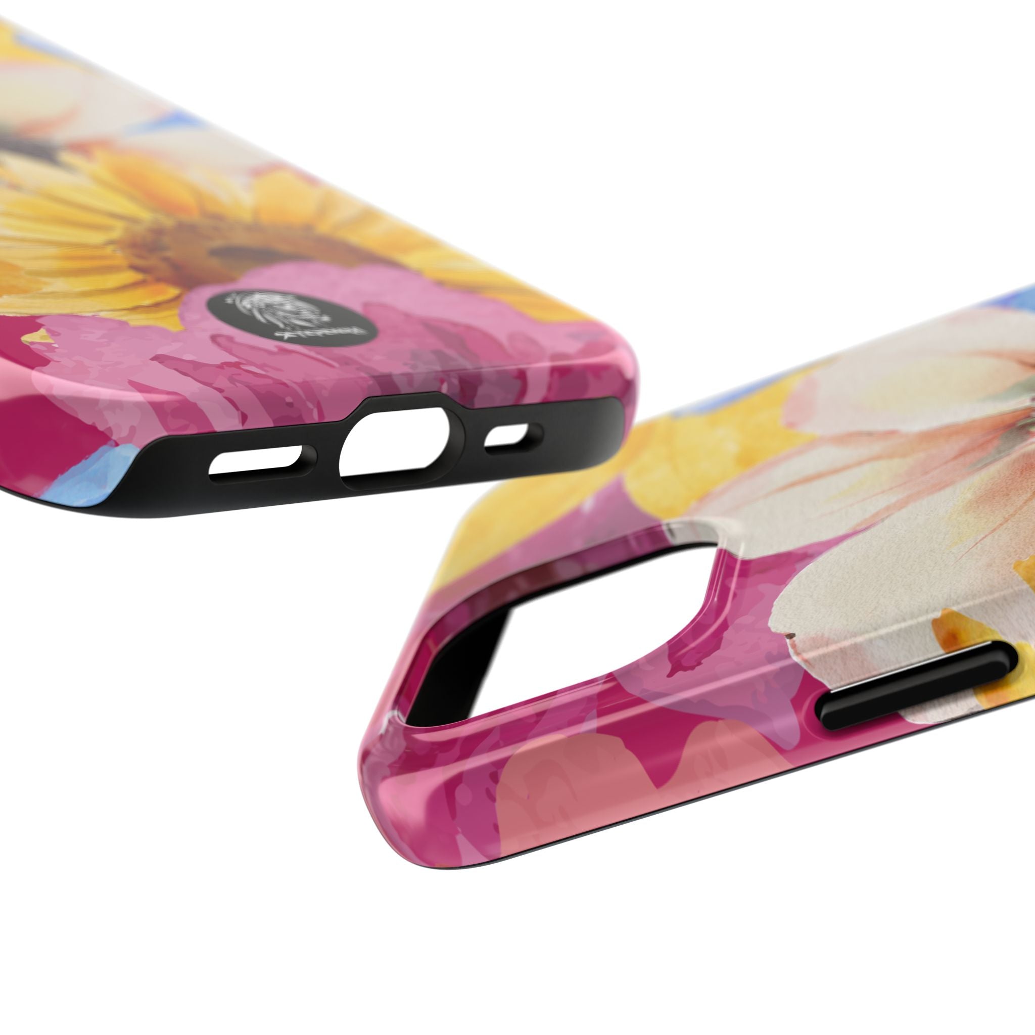 Watercolor Flowers Tough Phone Case (For iPhone, Galaxy & More)