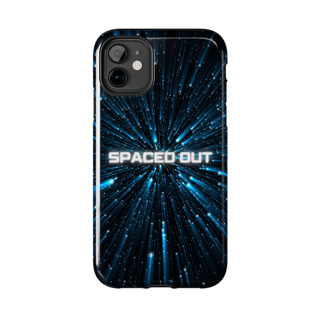 Spaced Out Tough Phone Case — Cosmic Space Warp Protective Cover
