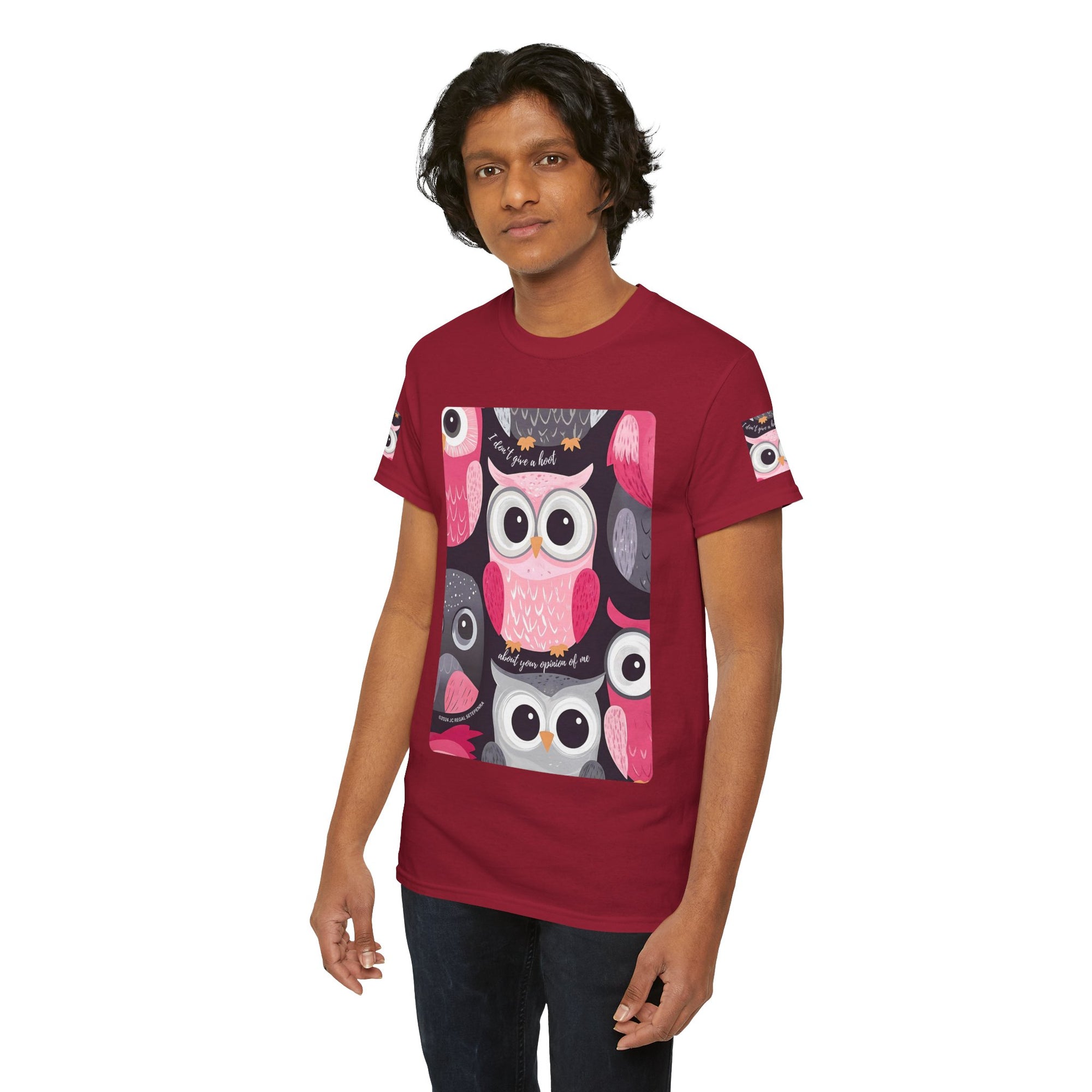 Don't Give A Hoot Unisex Heavy Cotton Tee