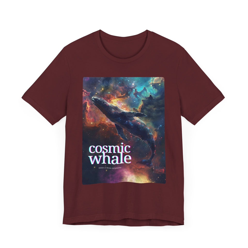Cosmic Whale Unisex Jersey Short Sleeve Tee SETEPENRA T-Shirt.