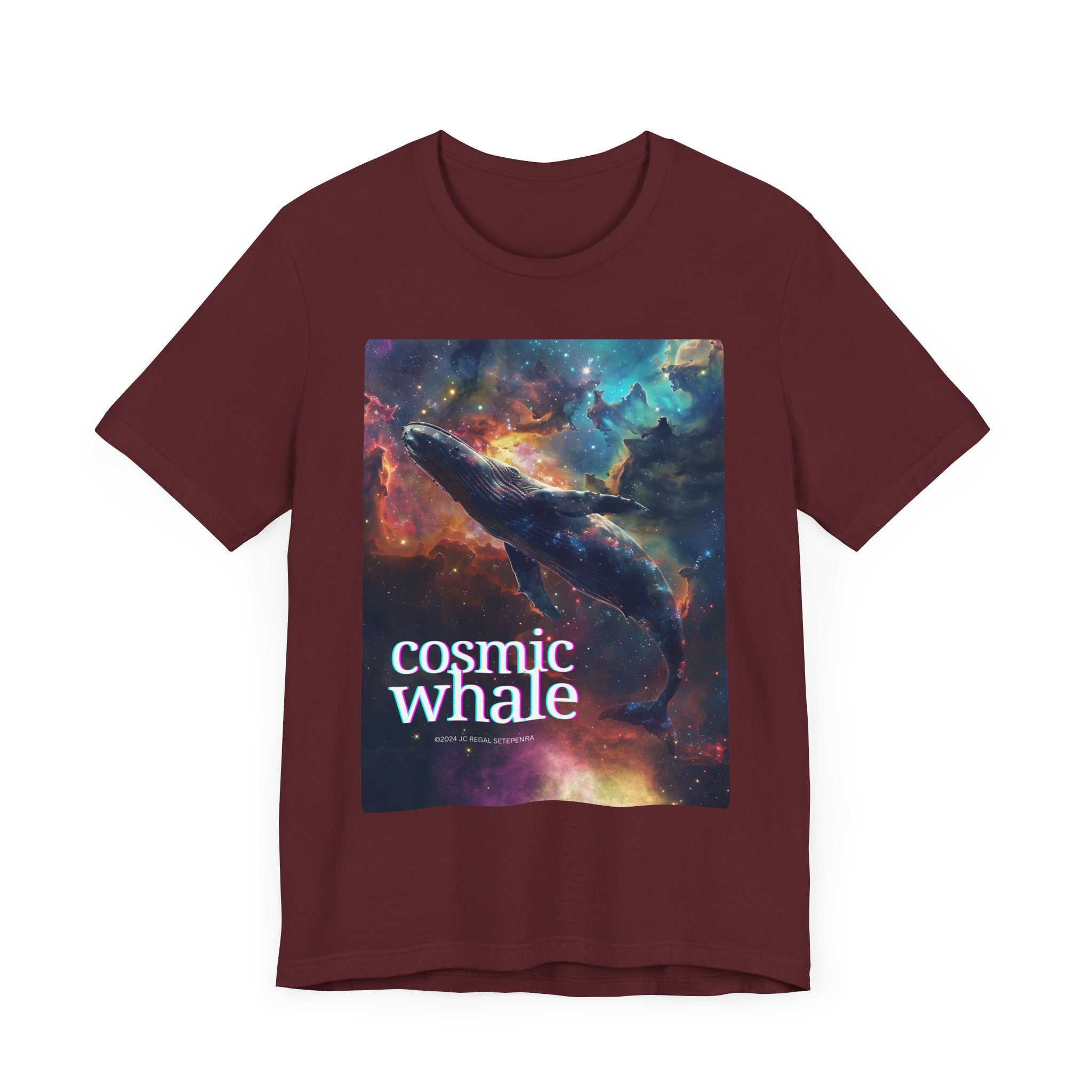 Cosmic Whale Unisex Jersey Short Sleeve Tee SETEPENRA T-Shirt.