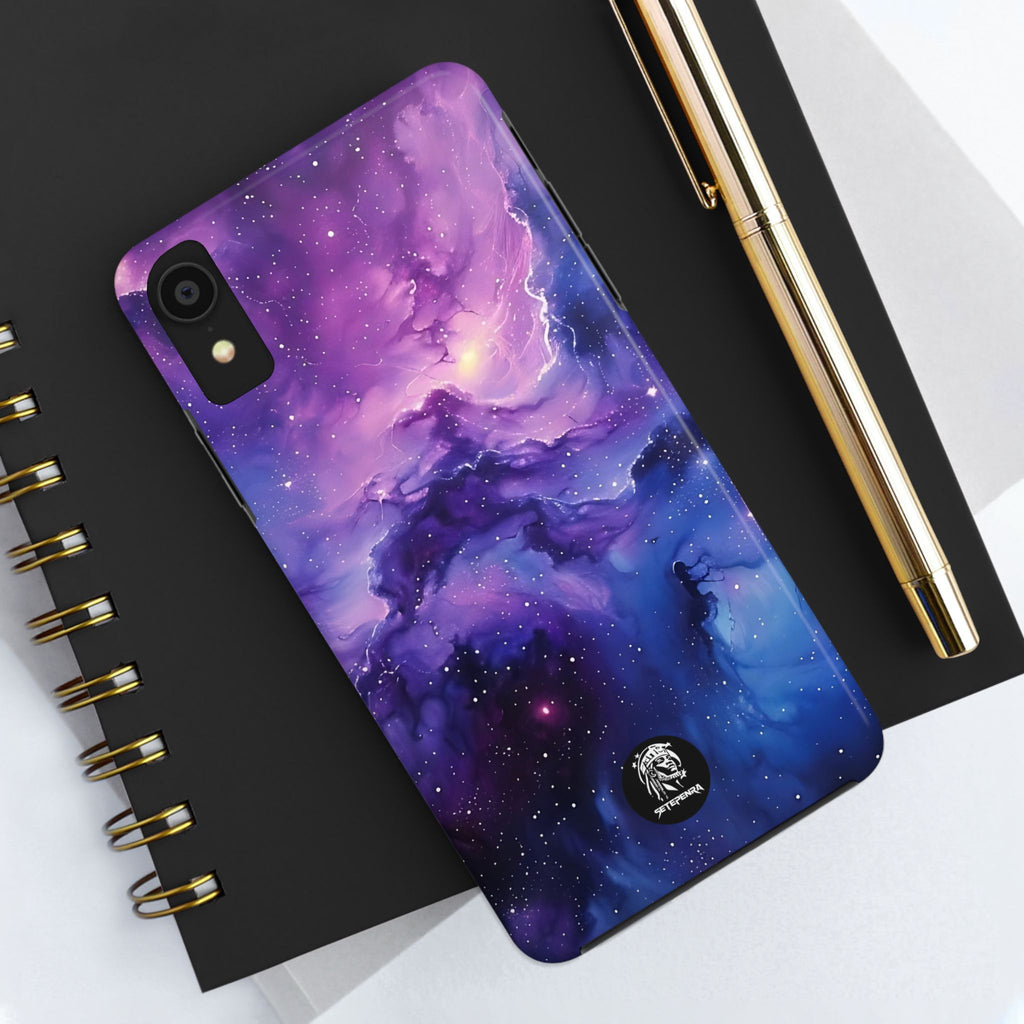 Purple Cosmos Tough Phone Case (For iPhone, Galaxy & More)