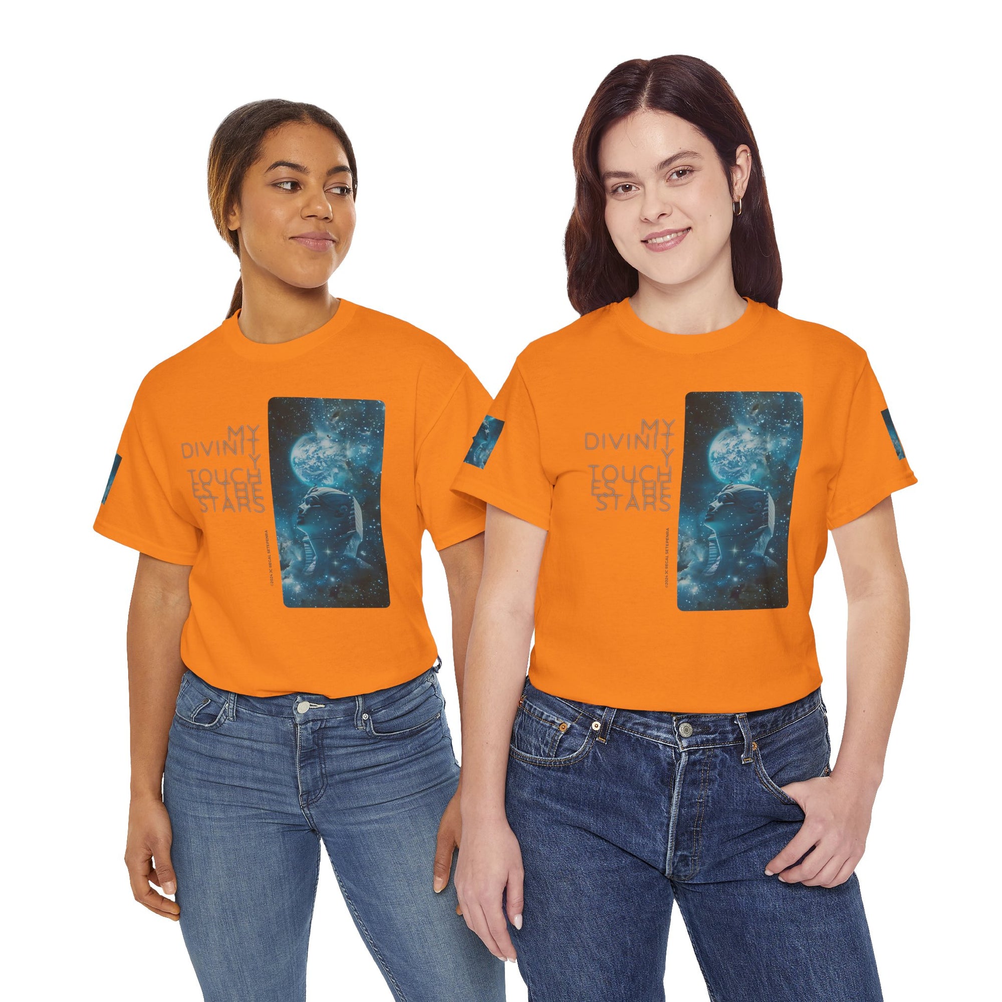 My Divinity Touches The Stars Unisex Heavy Cotton Tee